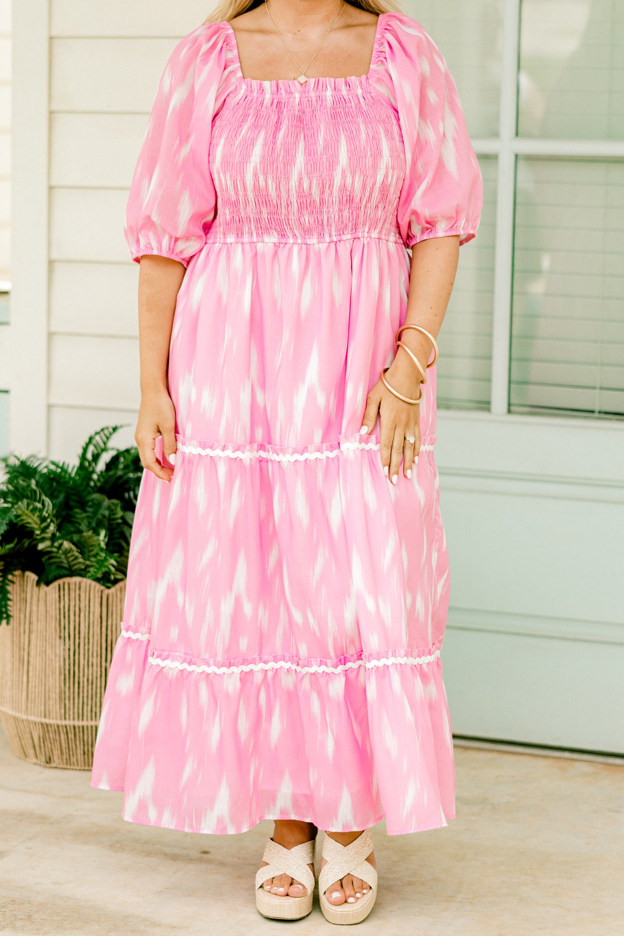  Out Of Touch Dress, Baby Pink、mySite、justintrudeaud