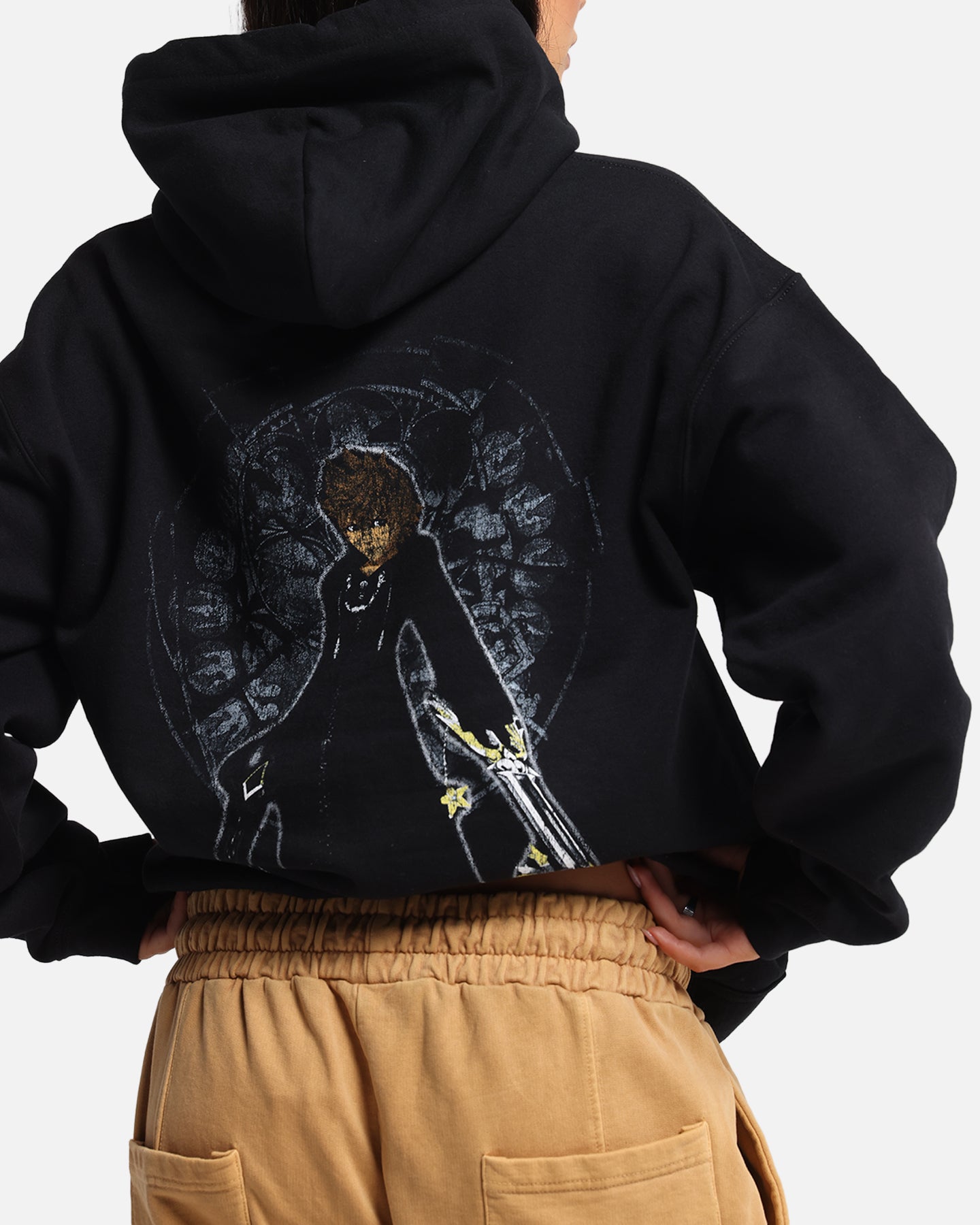 Goat Crew Disney Kingdom Hearts Roxas Hoodie Black、mySite、zt4zffjzw