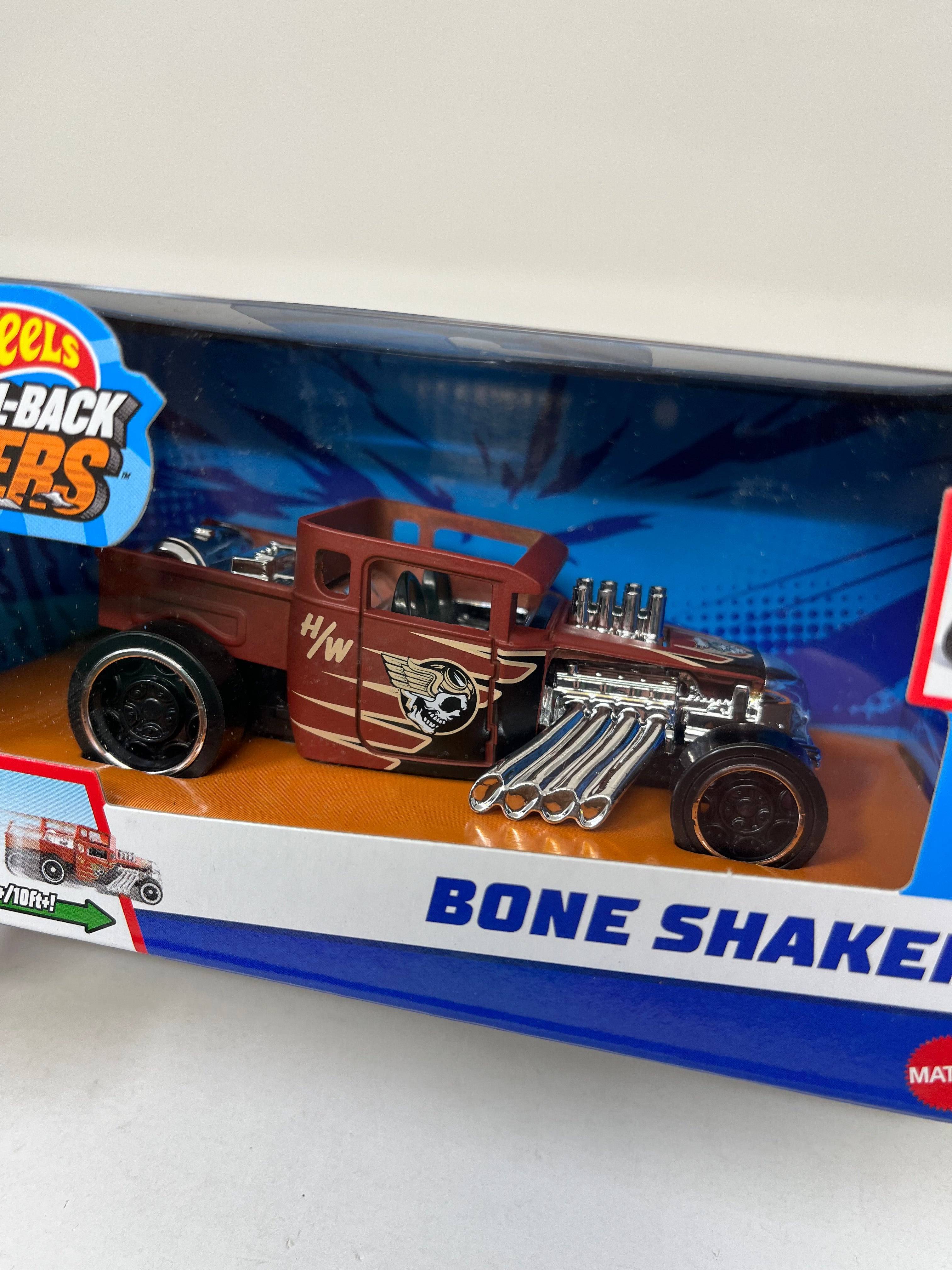 Bone Shaker * BROWN * 2024 Hot Wheels Pull-Back Speeders 1:43 scale、mySite、hgirdovlk