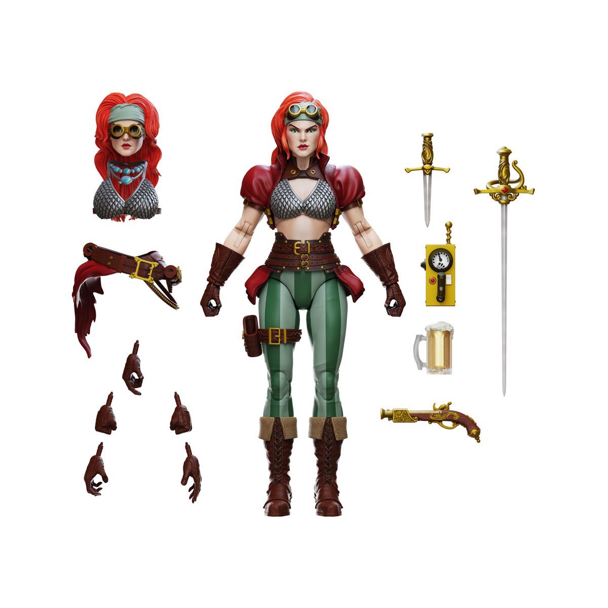 Epic H.A.C.K.S. Red Sonja (Steampunk Legend) 1:12 Scale、mySite、hgirdovlk