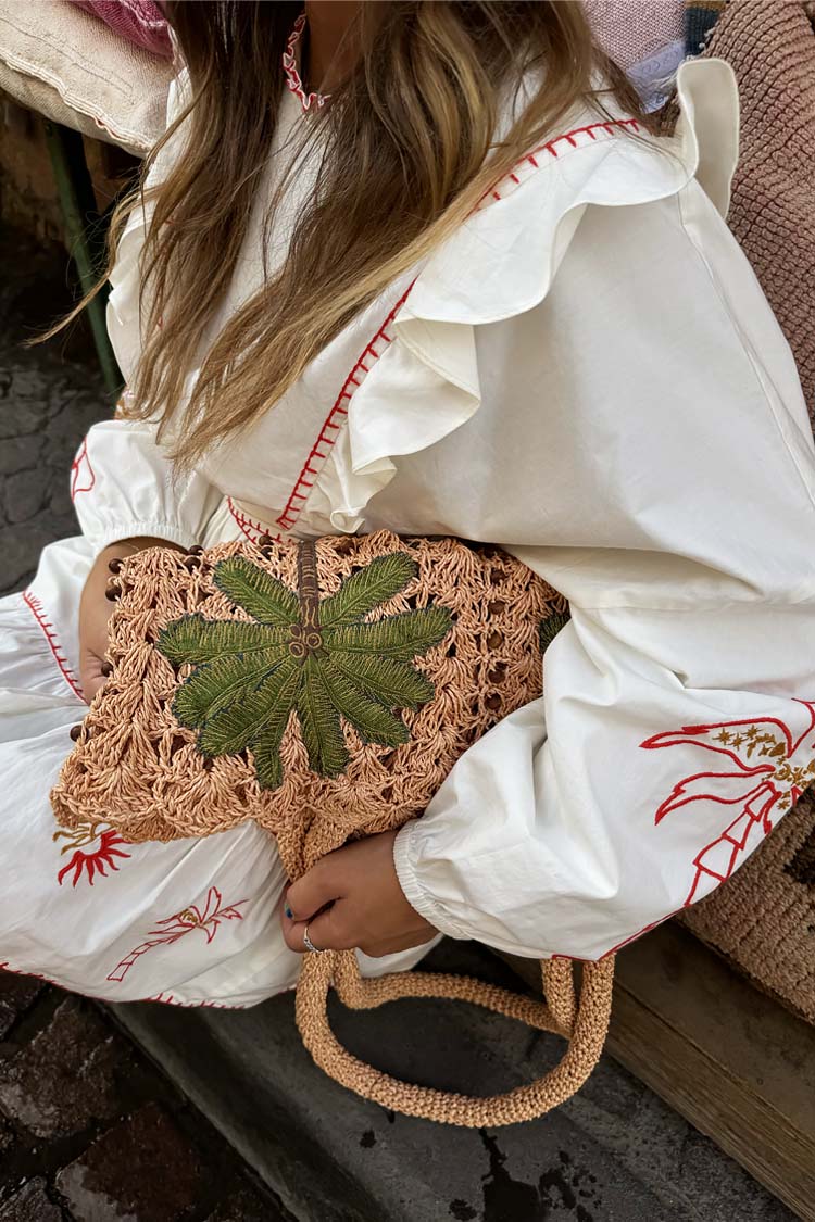 Cream And Red Pollenca Mini Dress、mySite、solidvoid