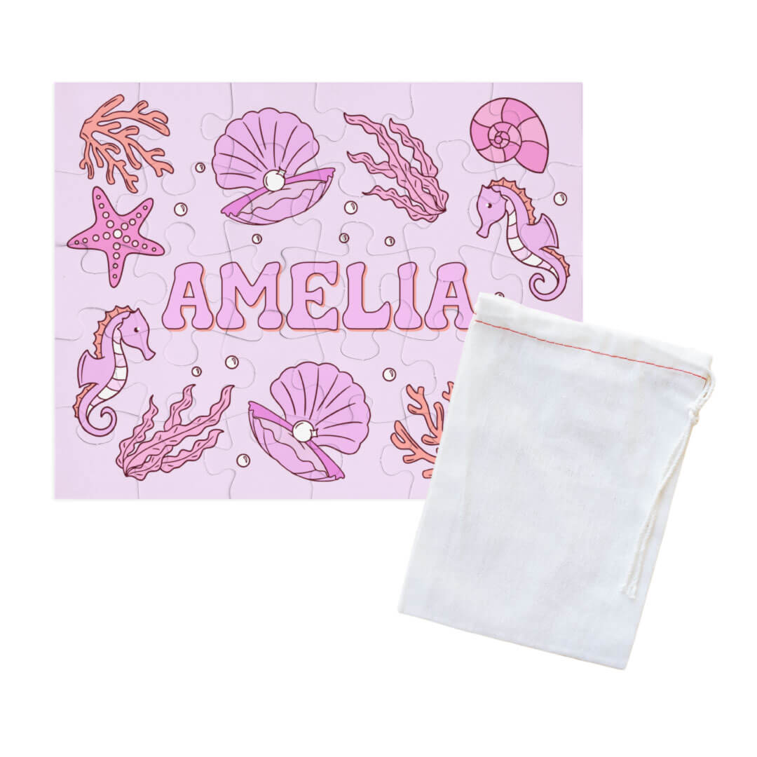  Kids Personalized 30 Piece Puzzle | Tiny Tides Pink、mySite、layawaytickets