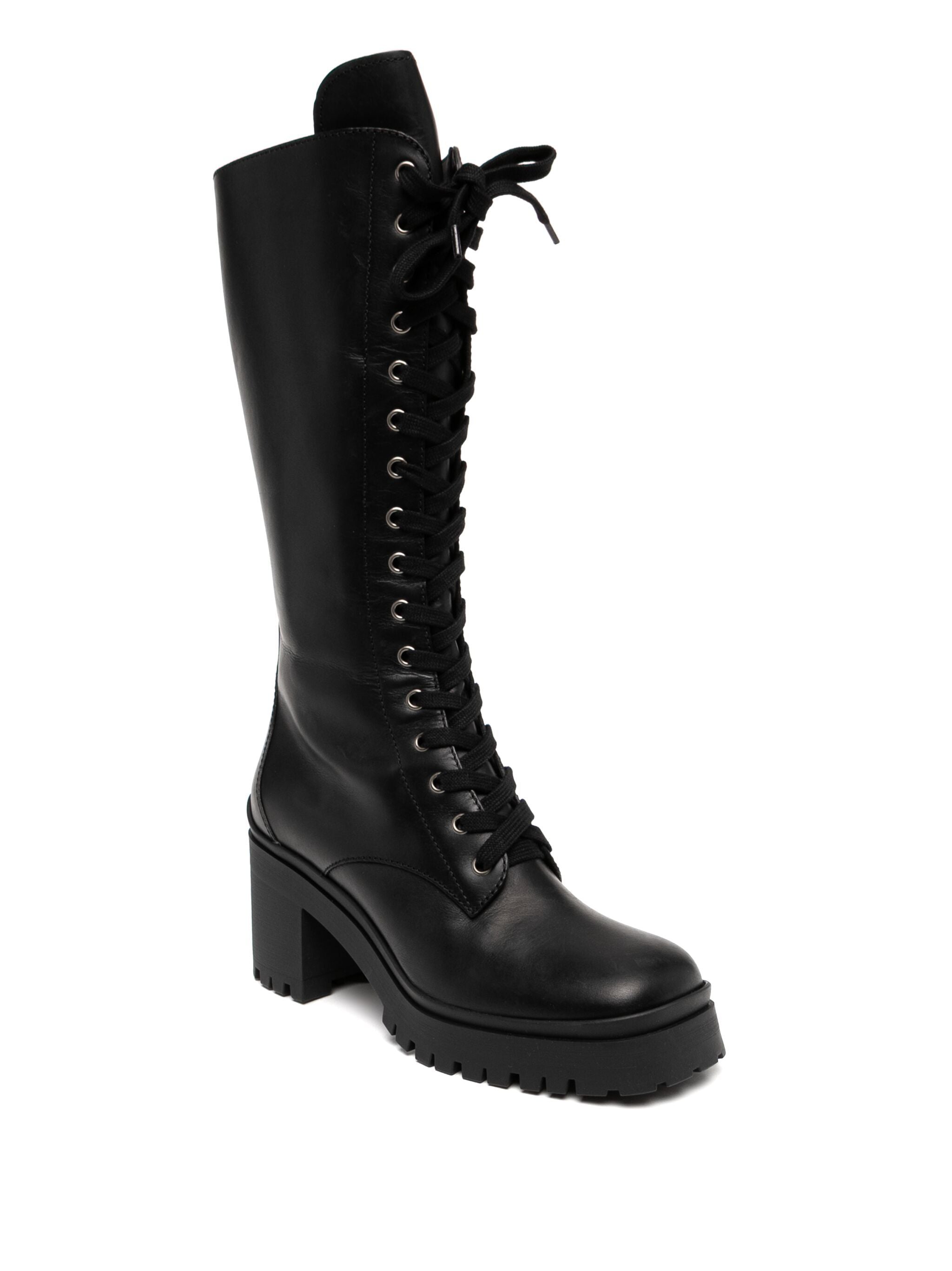 Leather Lace Up Boots、mySite、garminoutage.com