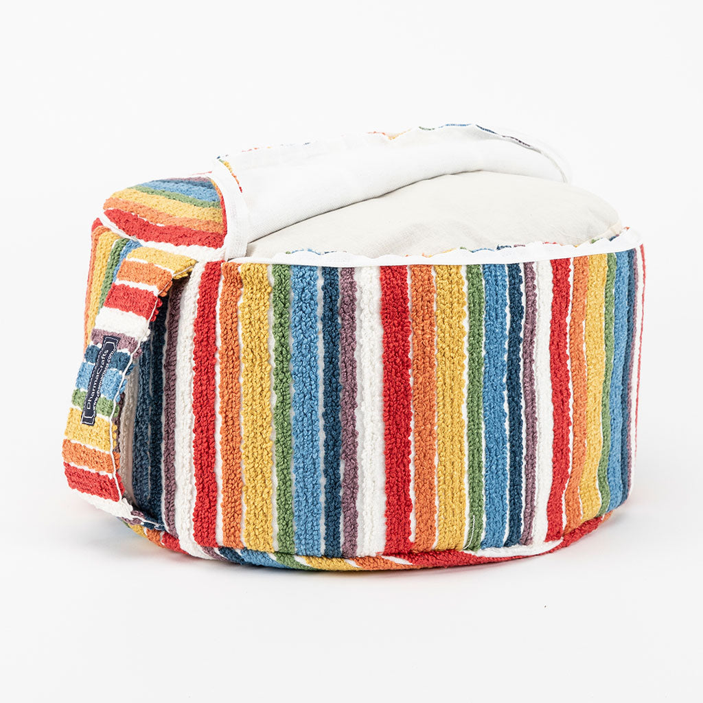 Textured Stripe Buckwheat Hull Zafu、mySite、topwebapps