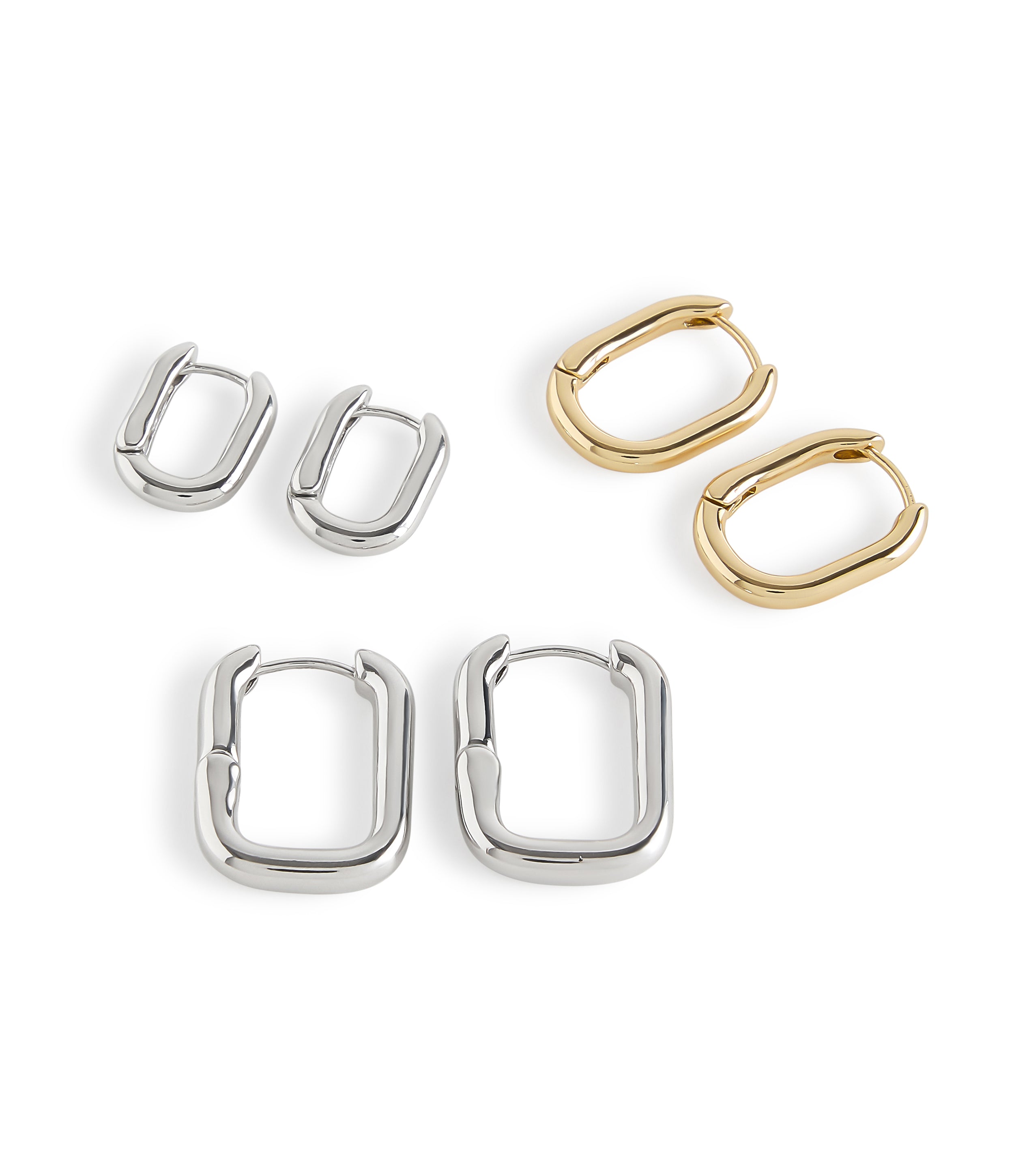 3PC RECTANGULAR EARRINGS SET CRYSTAL、mySite、dreamappss