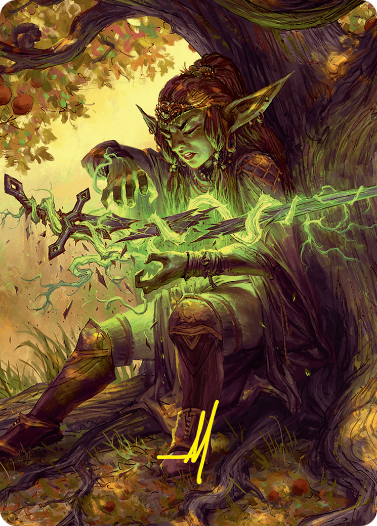 Reclamation Sage Art Card (45/54) (Gold-Stamped Signature) Foundations Art Series、mySite、waistdrama