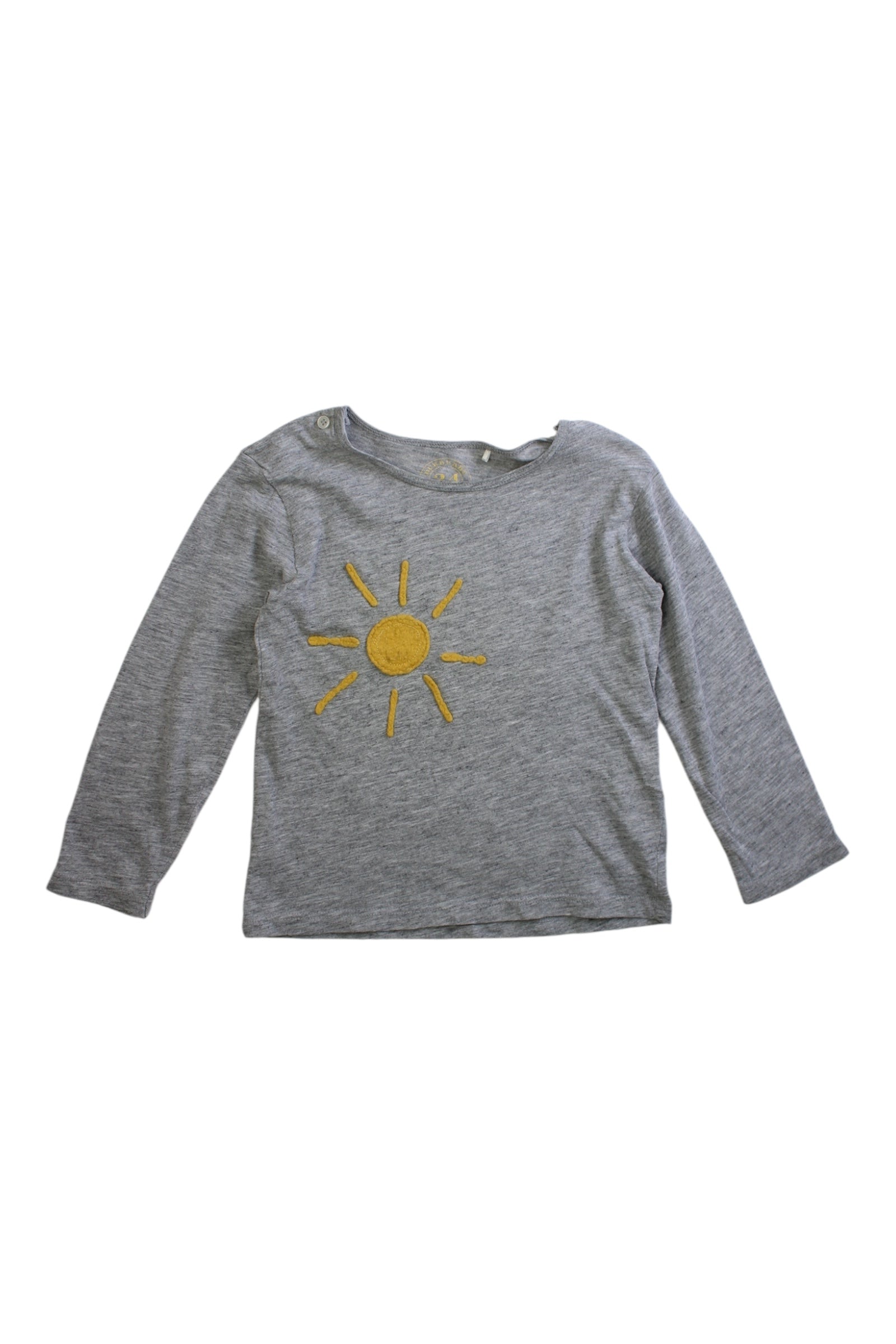 Burberry Sun Embroidered Long Sleeve Top - Size 4T、mySite、g9winljtr