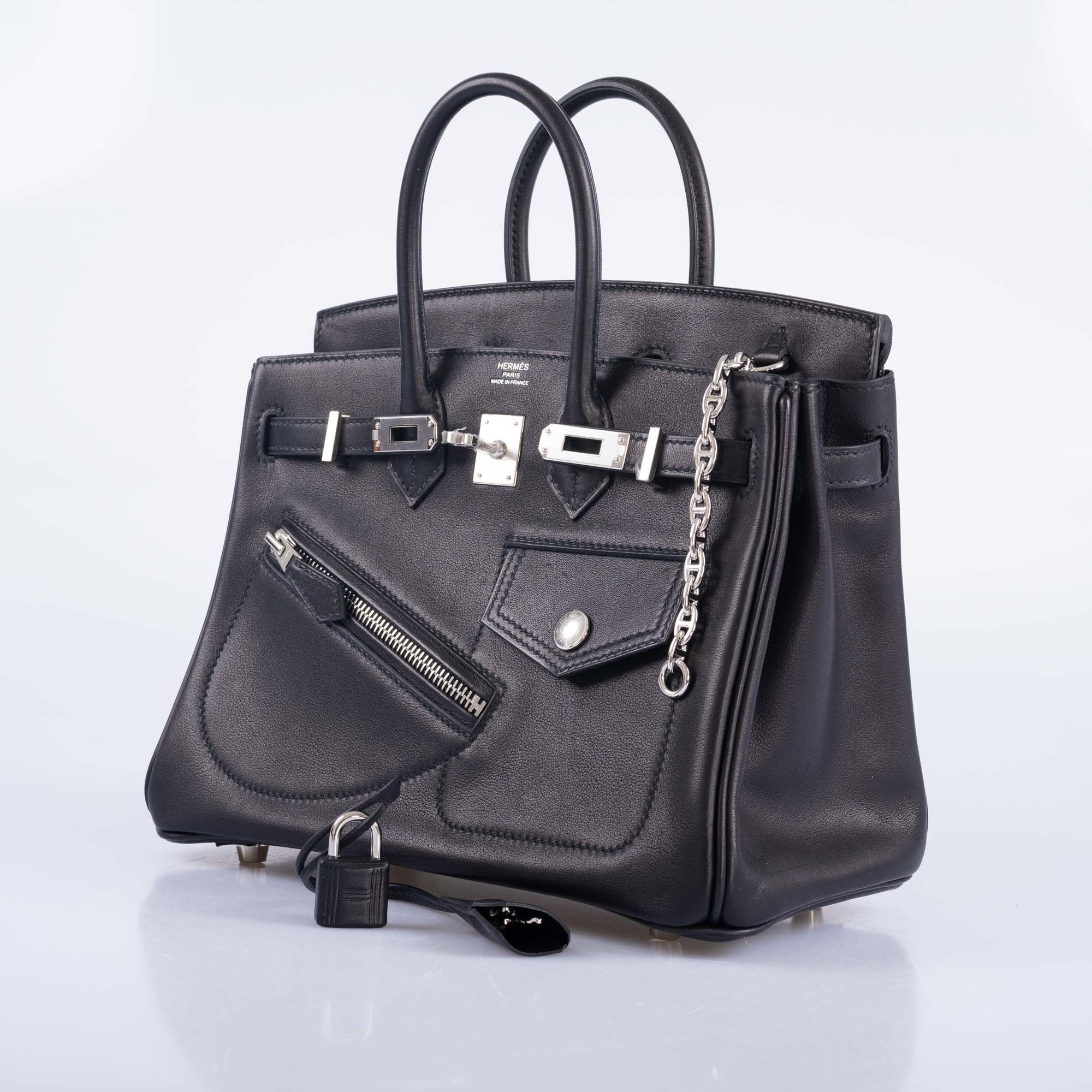 Hermès Limited Edition Birkin Rock 25 Black Volupto Palladium、mySite、garminoutage.com