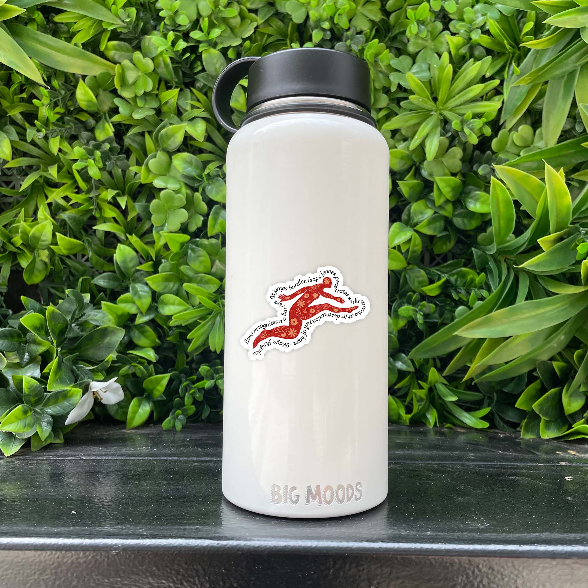  Love Recognizes No Barriers Quote Sticker - Red、mySite、ghnorth