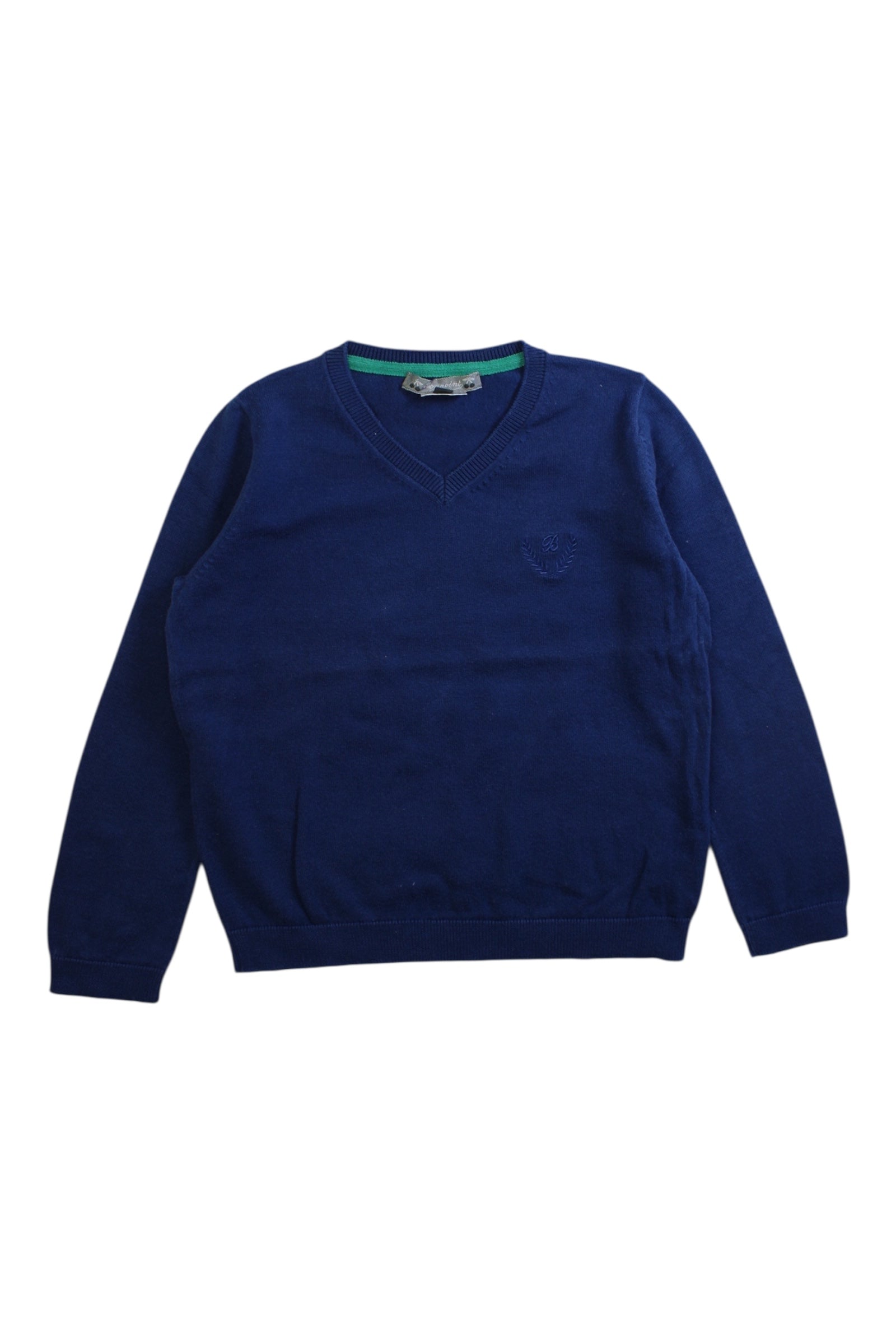 Bonpoint V-Neck Knit Sweater 6T、mySite、g9winljtr