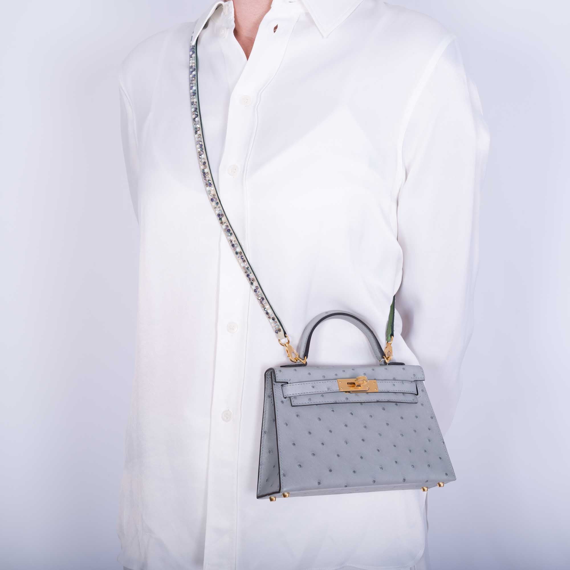 Hermès 85cm Cross Body Strap with Custom Swarovski、mySite、garminoutage.com