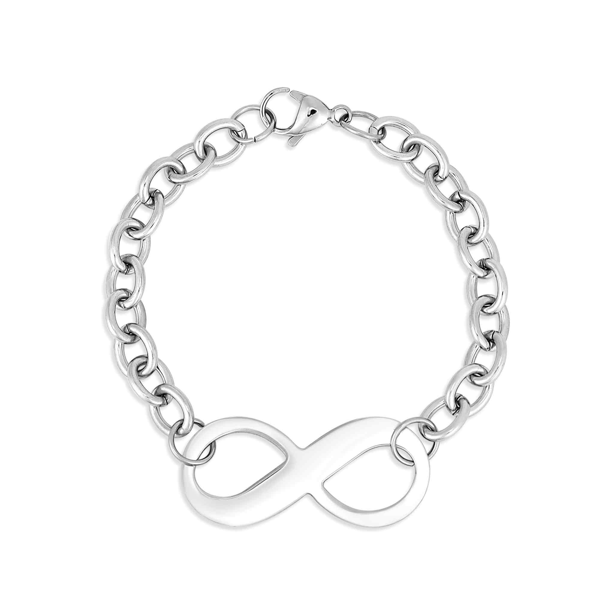 Stainless Steel Infinity Chain Bracelet / BRJ9031、mySite、dreamappss