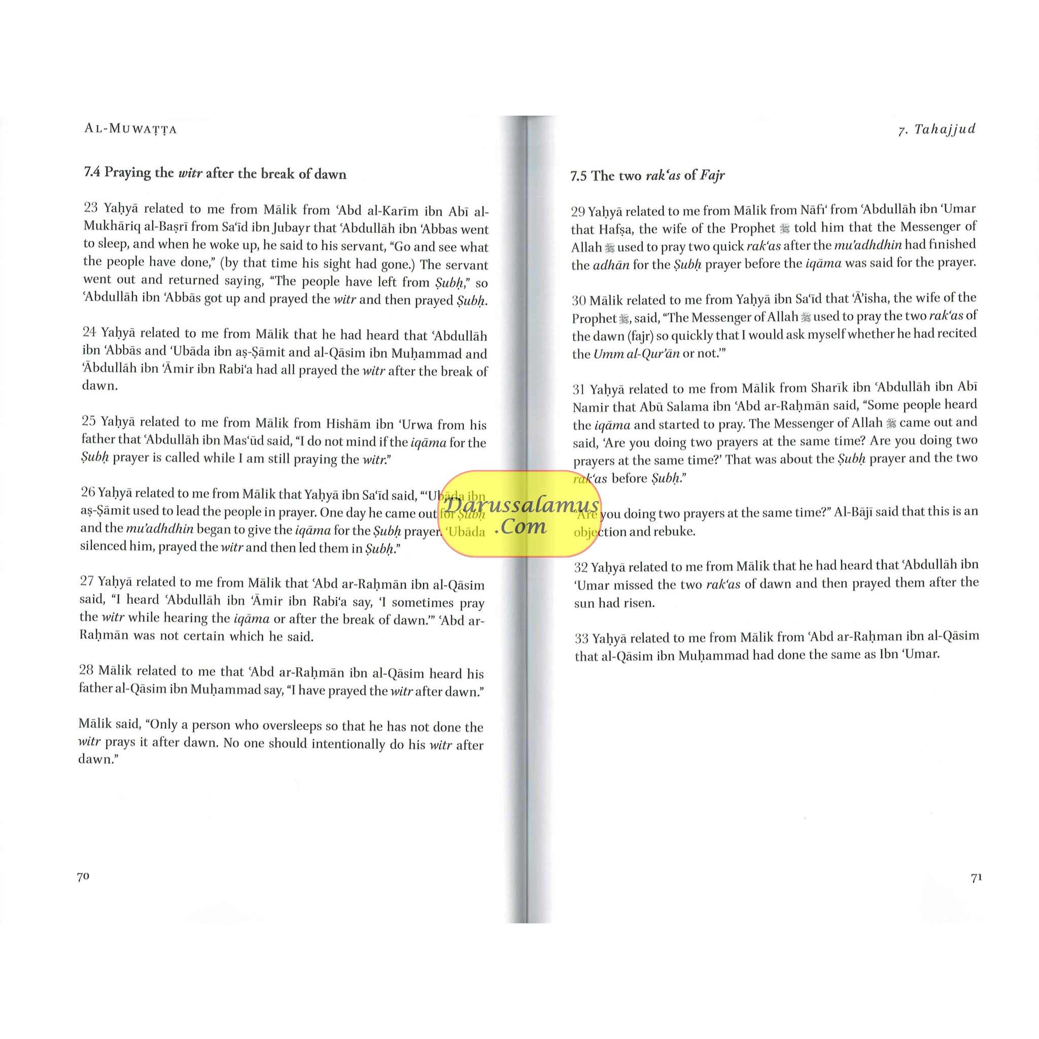 Al-Muwatta Of Imam Malik Ibn Anas Translated By Aisha Abdurrahman Bewley、mySite、topwebapps