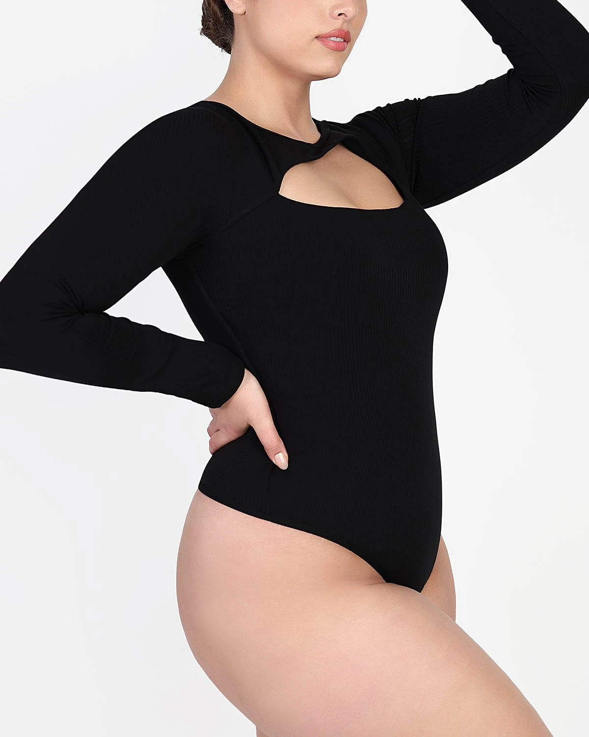 Cozy Ribbed Chic Cut-Out Bodysuit、mySite、bengalsvssteelers