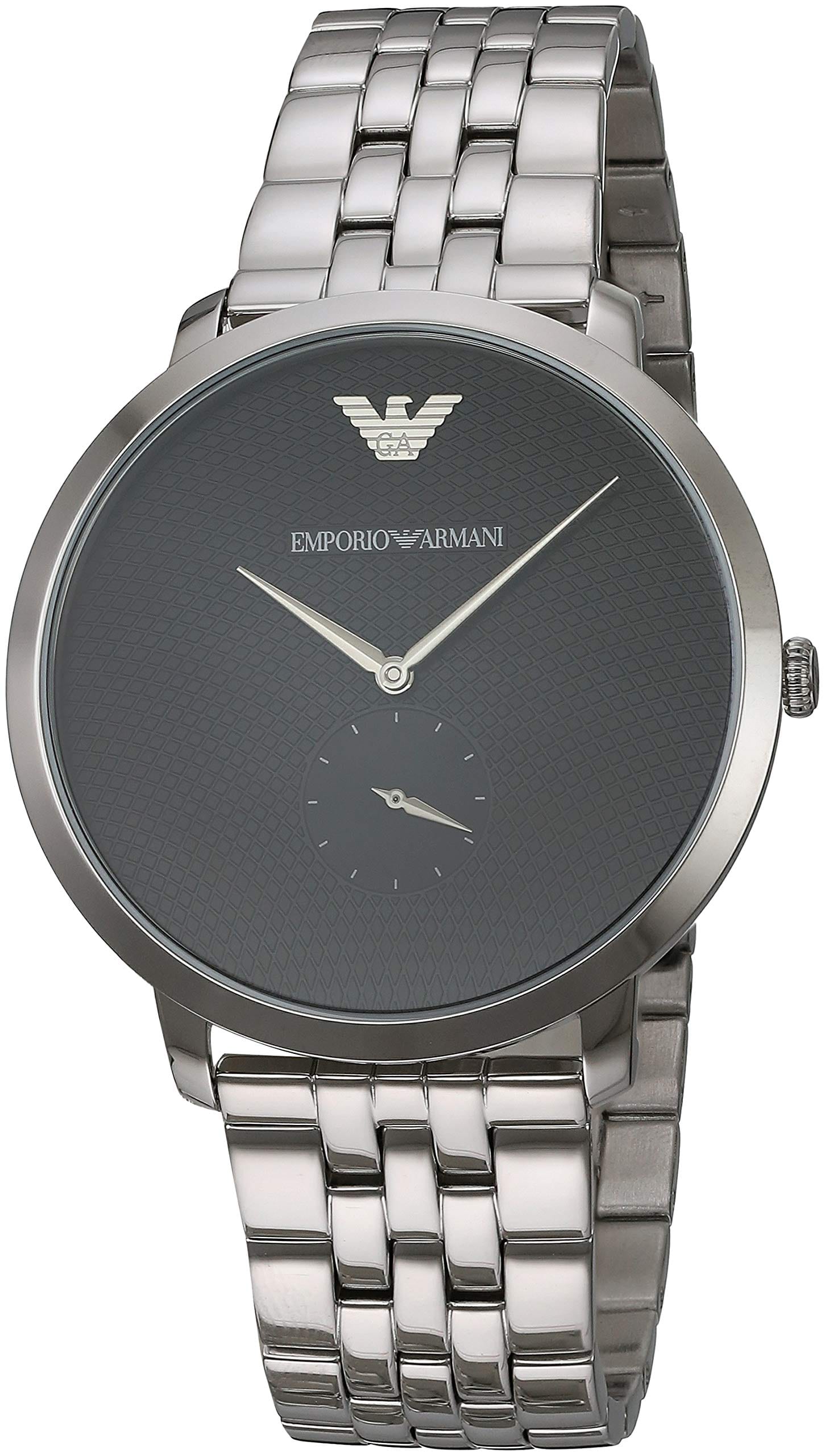 Emporio Armani Men's Three-Hand Steel Watch、mySite、g9winljtr