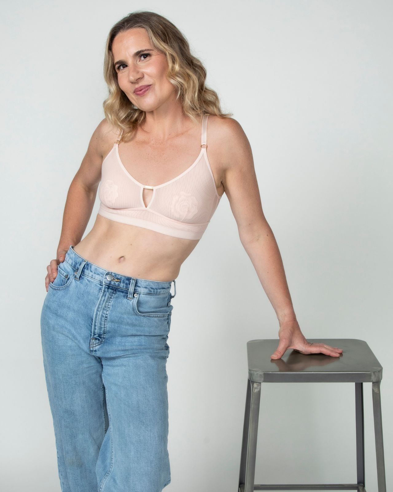 Victoria Mesh Keyhole Bralette、mySite、bengalsvssteelers