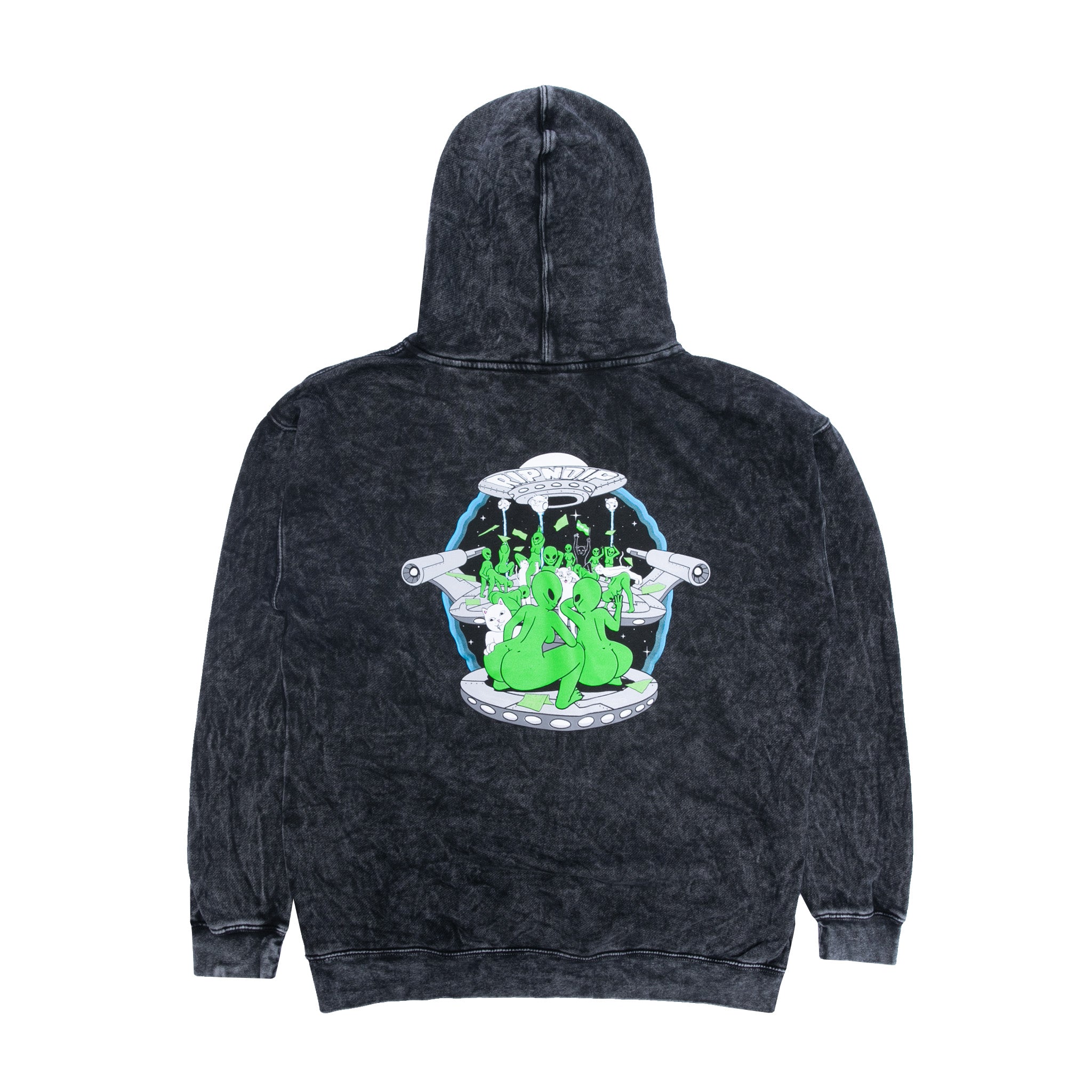  Stripndip Hoodie (Black Mineral Wash)、mySite、merchandisen