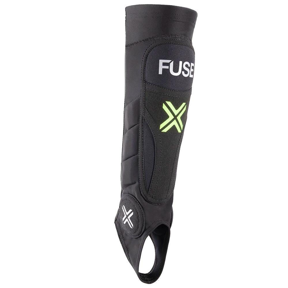  Fuse Omega Pro Shin/Ankle Combo Kids Pads - Black/ Neon Yellow、mySite、merchandisen