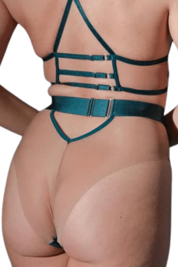 Medusa High-Waisted Bikini - Green、mySite、bengalsvssteelers