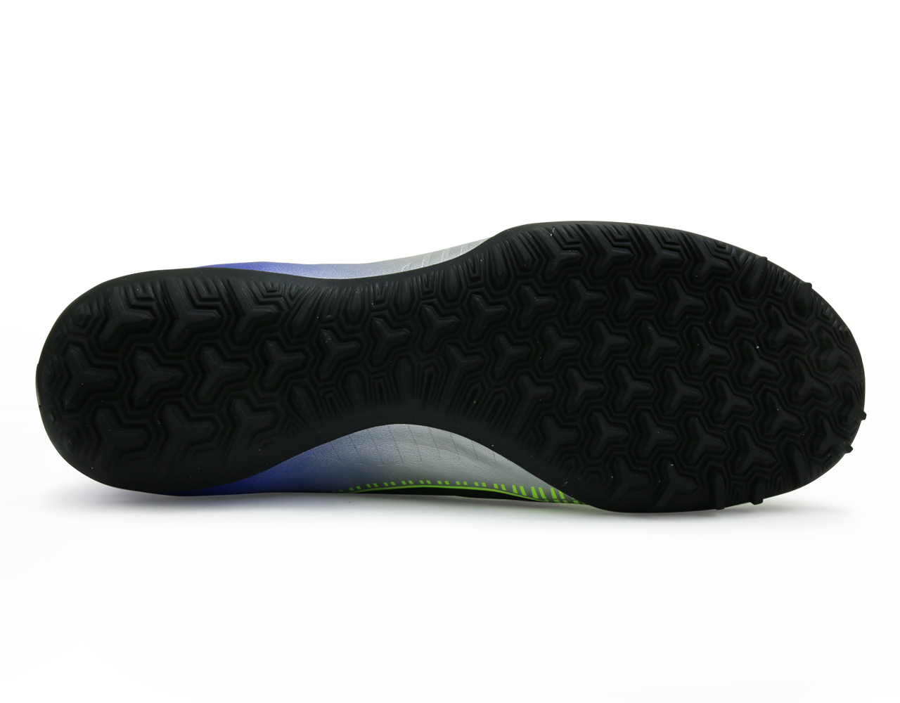 Nike Men's MercurialX Victory VI Neymar Jr Turf Soccer Shoes Racer Blue/Black/Chrome/Volt、mySite、noshort