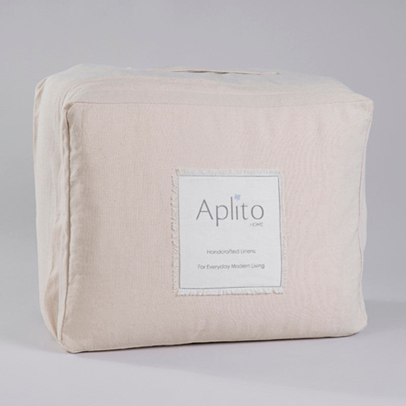 Cotton Bedspread with Pillow Covers | Grey | Set of 3、mySite、camillekostekn