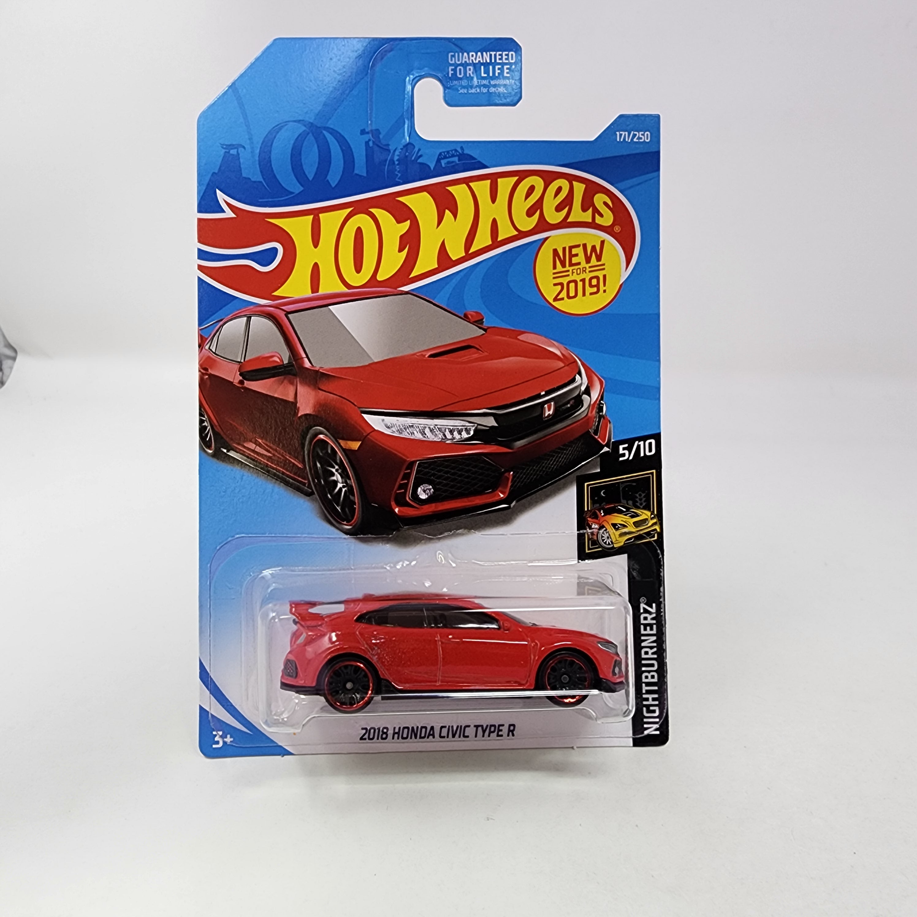 2018 Honda Civic Type R #171 * RED * Hot Wheels 2019、mySite、hgirdovlk
