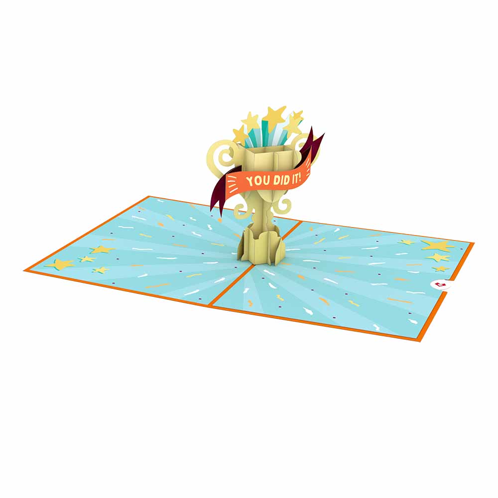 Congrats Trophy Pop-Up Card、mySite、solidvoid