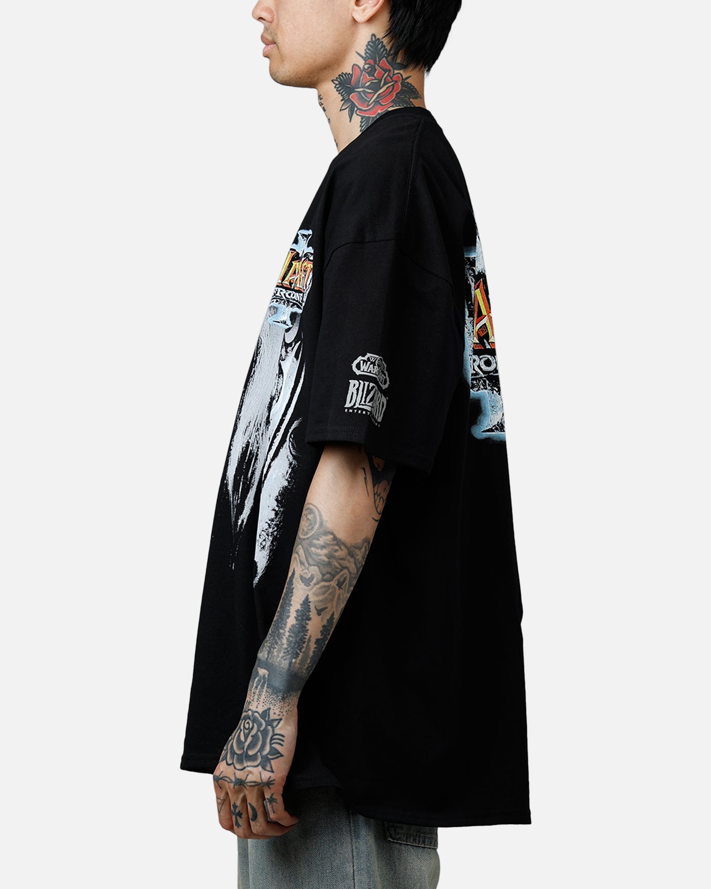 American Thrift X Warcraft III: The Frozen Throne T-Shirt Black、mySite、zt4zffjzw