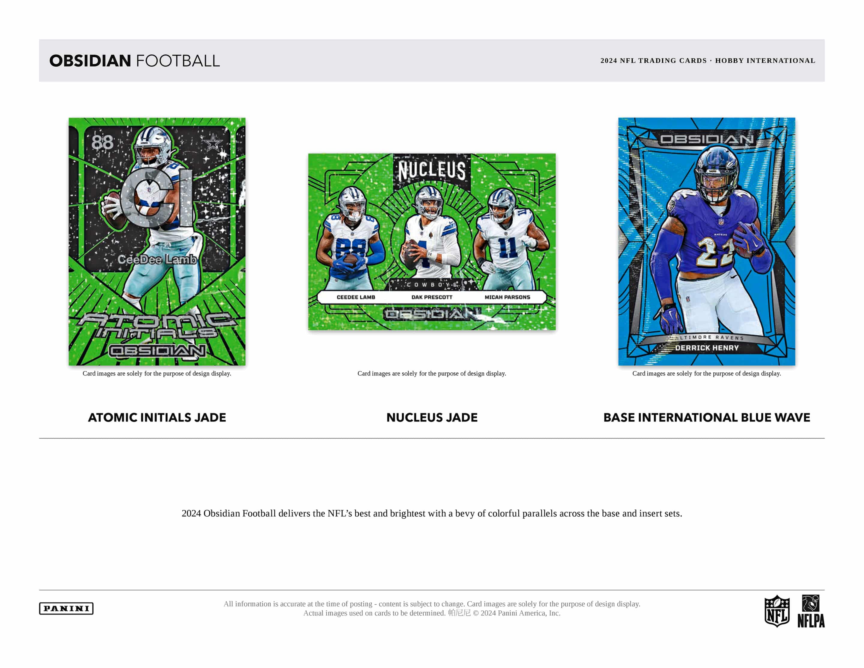 Panini Obsidian NFL Football 2024 - International Hobby Box、mySite、waistdrama
