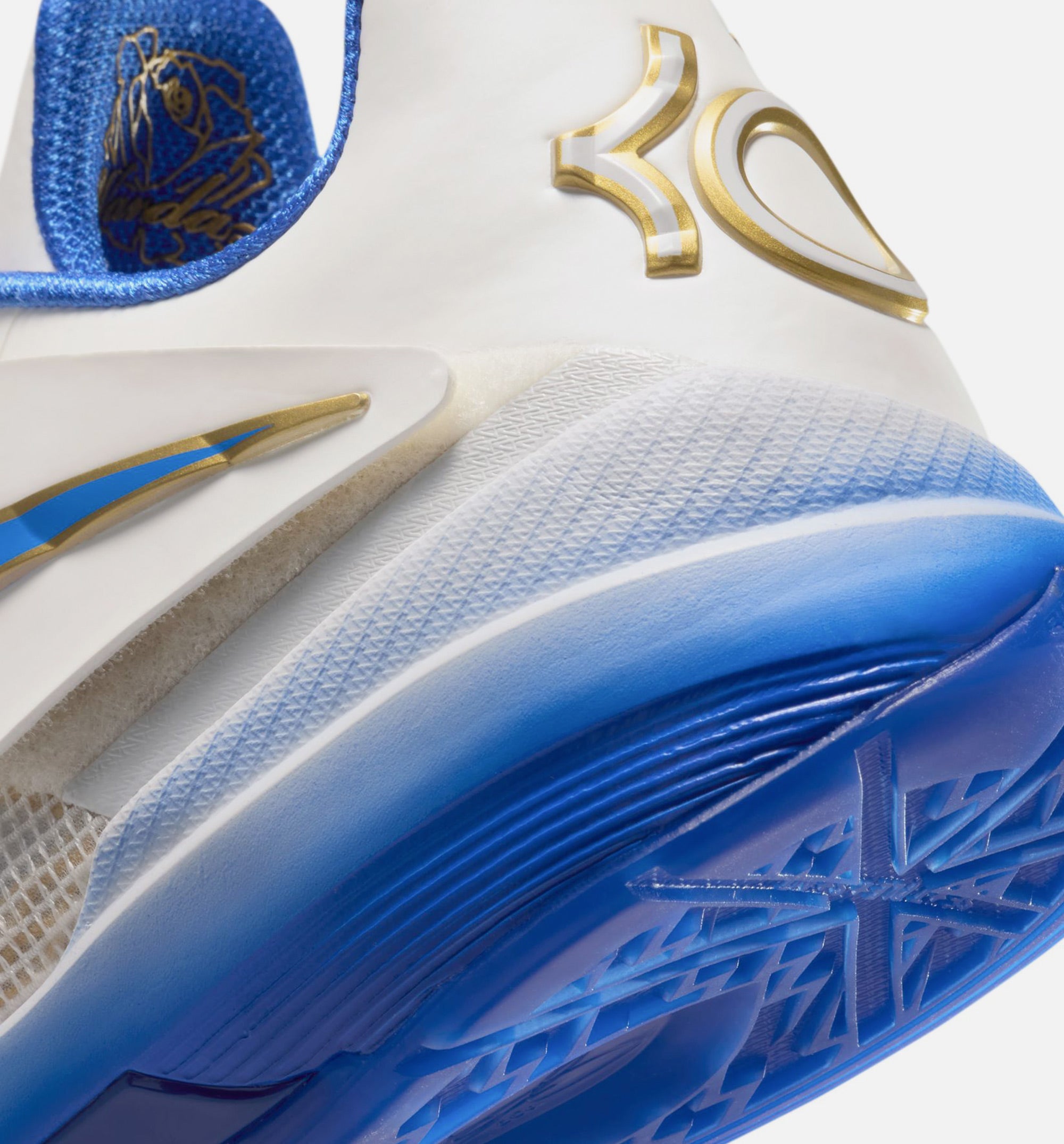 Zoom KD 4 Alternate MVP Mens Lifestyle Shoe - Summit White/Hyper Royal/Metallic Gold、mySite、dreamappss
