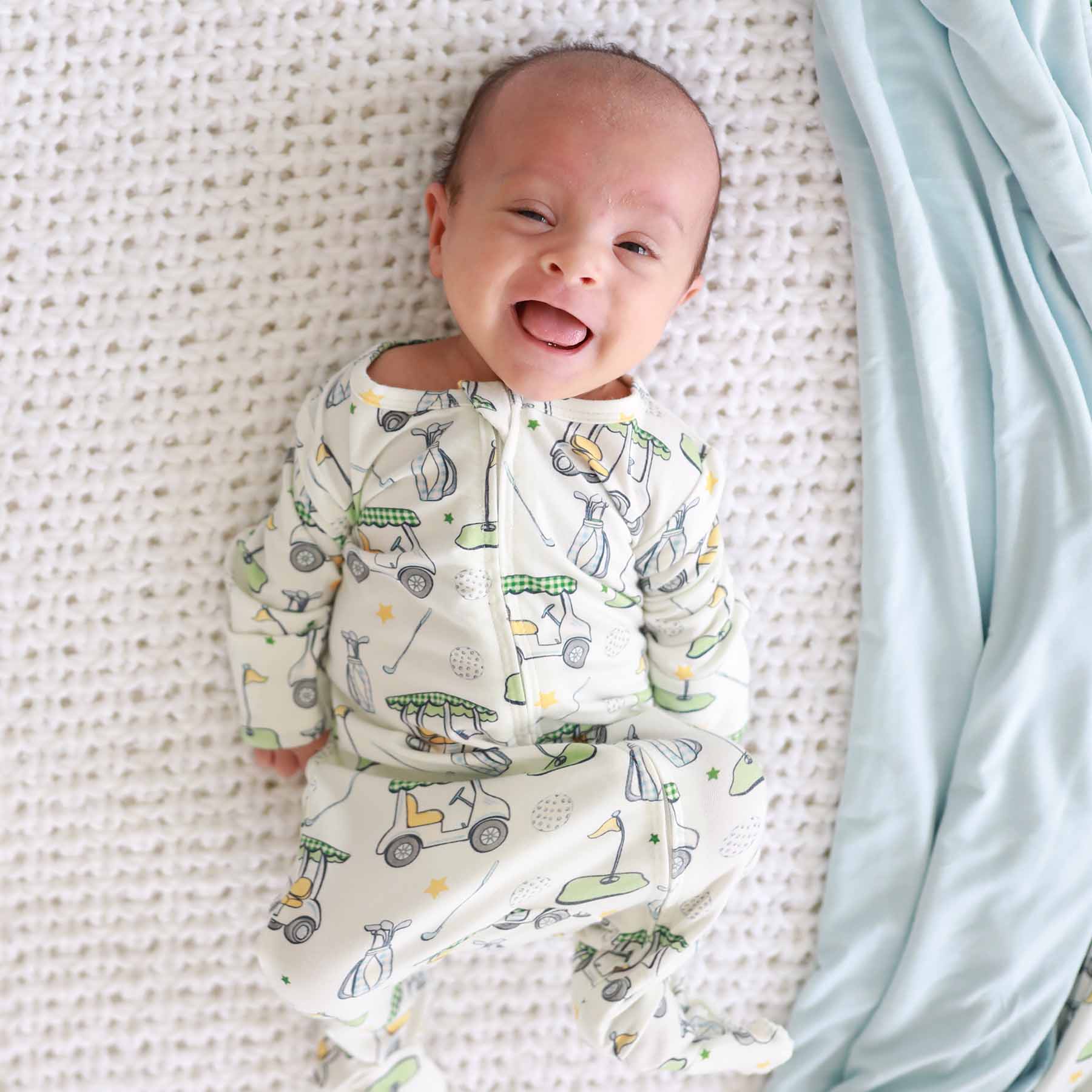  Country Club Cuties Zipper Footie | Blue、mySite、layawaytickets