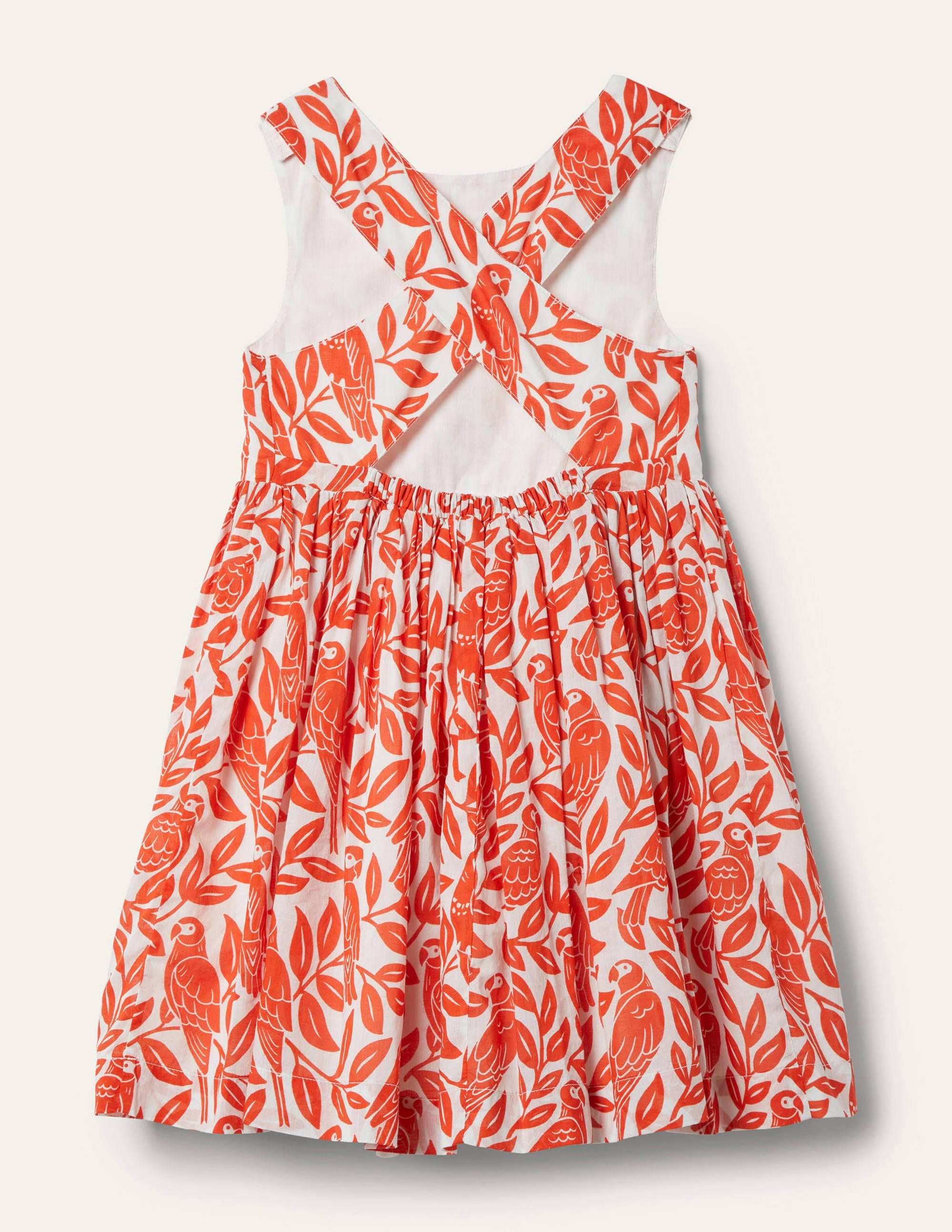  Cross-back Dress-Strawberry Tart Red Parrot、mySite、ashleygrahame