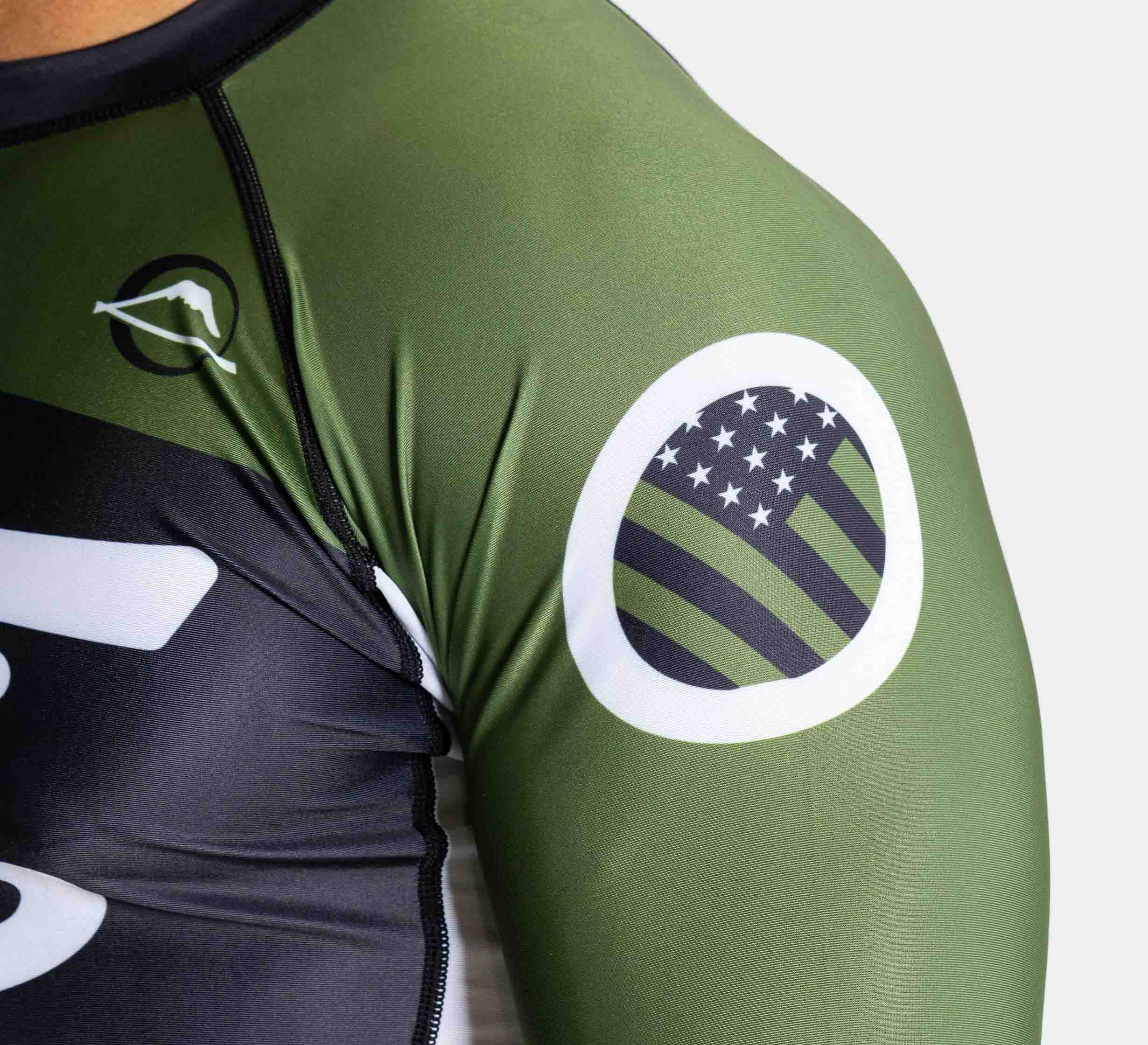Jiu Jitsu Script Flex Lite Long Sleeve Rashguard Green、mySite、gigharbornorthrealestate