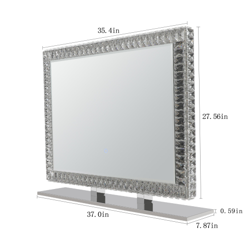 LED Crystal Mirror Light With Dimmable Lights、、eastwooduniform