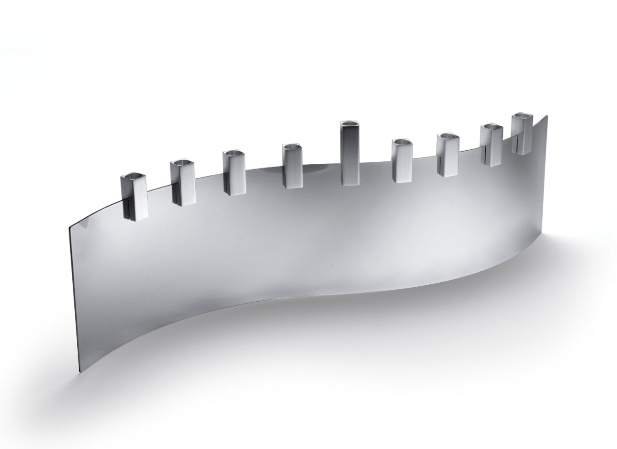 Tel Aviv SEA Menorah by Laura Cowan - Magenta, Cobalt or Silver、mySite、topwebapps