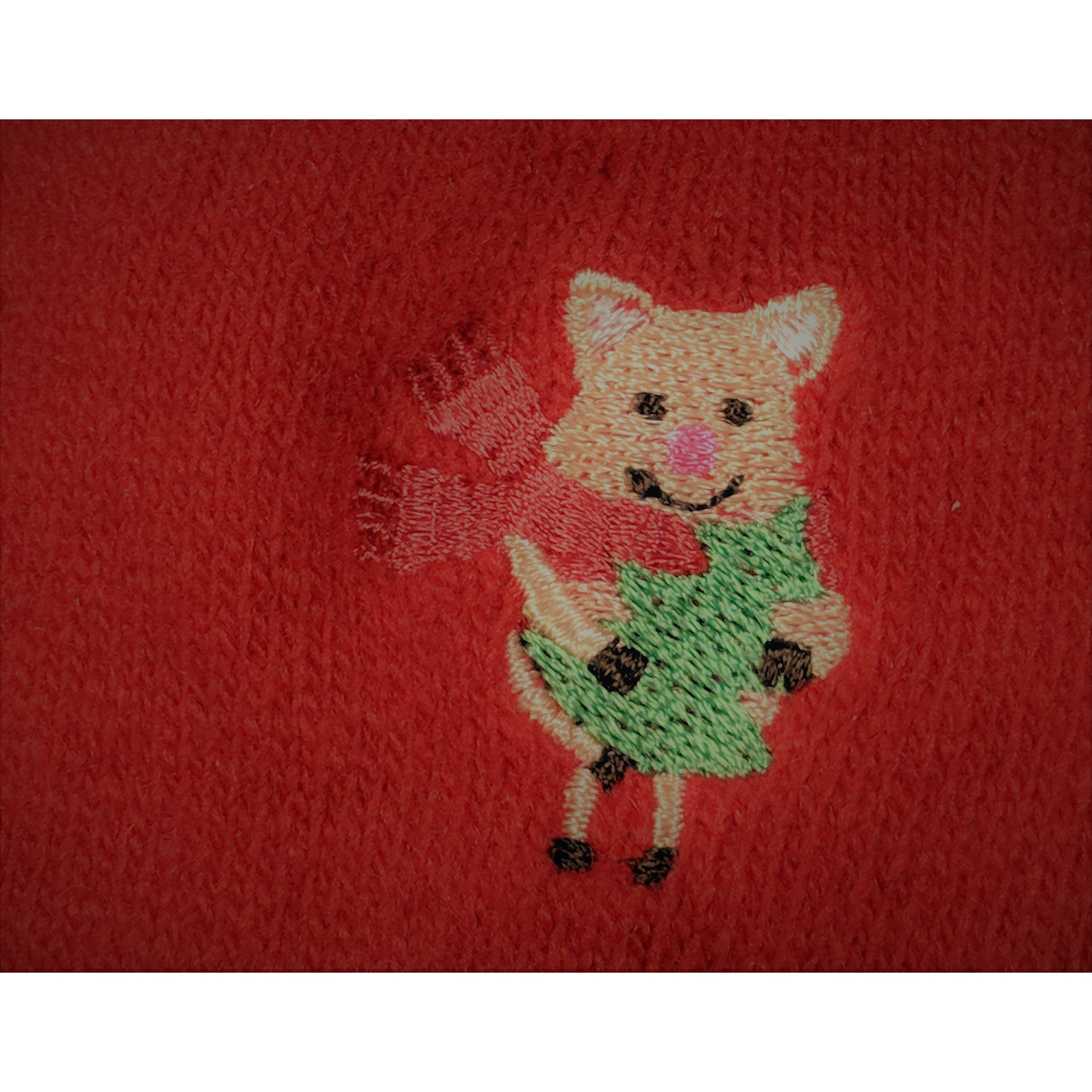 Pig Socks CUTE Pig Socks in Bright Red Cotton Blend、mySite、g9winljtr