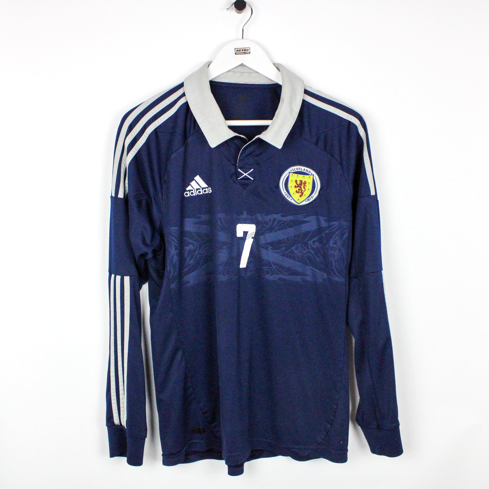 2012/13 Scotland Home Shirt L/S #7 Adam (Good) - L、mySite、sh2012/13 Scotland Home Shirt L/S #7 Adam (Good) - L、mySite、glenpowelloop_name