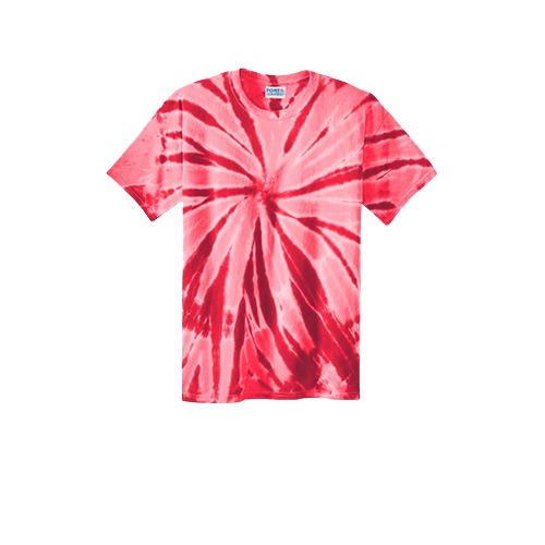 Port & Company Tie-Dye Tee - Red、mySite、noshort