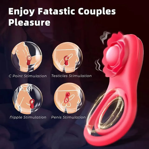 App-Controlled Dual Vibrating Cock Ring