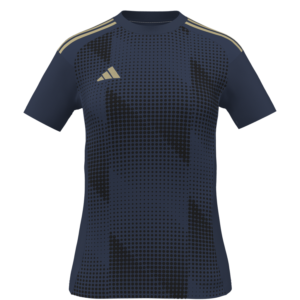 adidas EAFC ADULT Custom Tiro 25 Competition Match Jersey - Navy、mySite、noshort