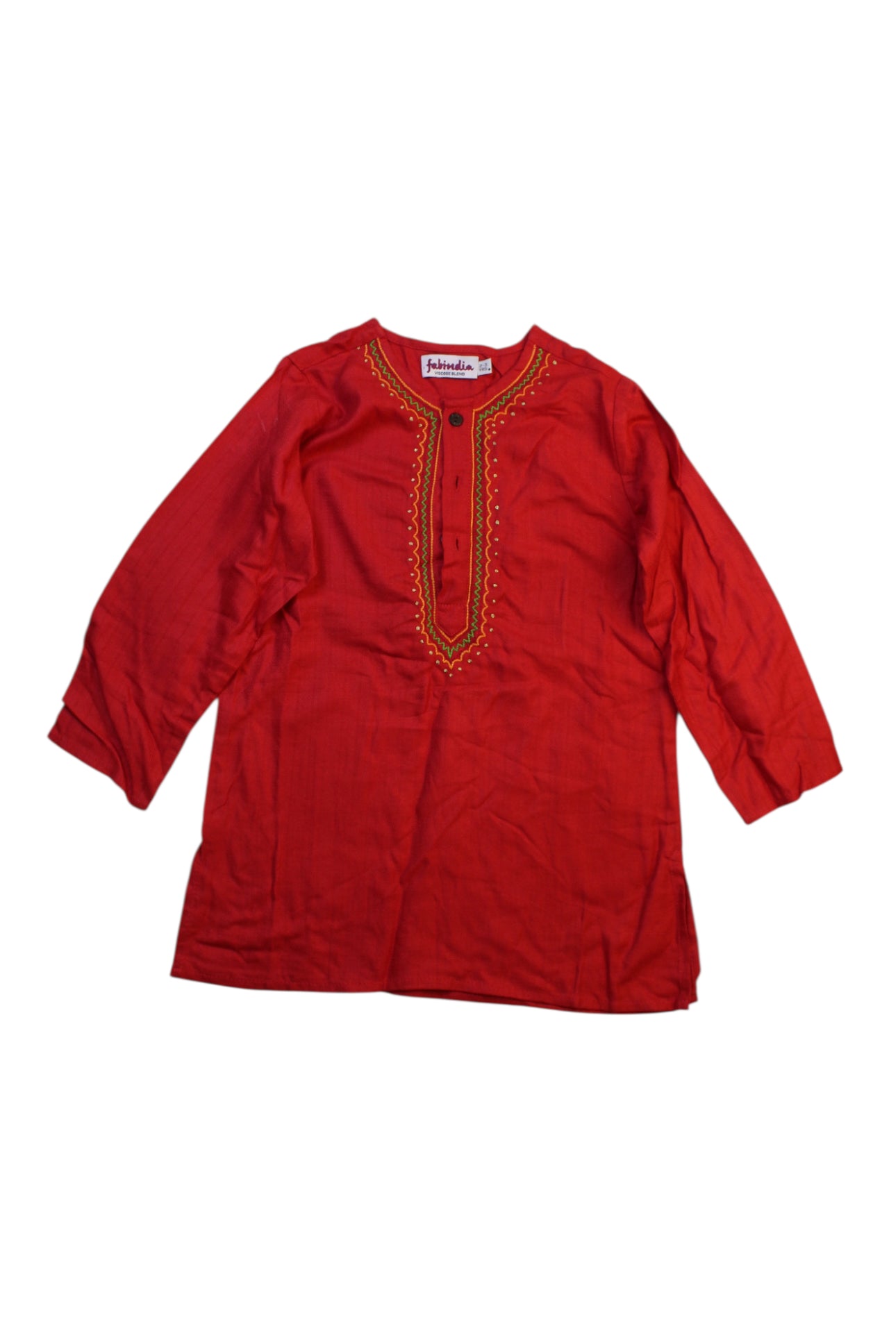 Fabindia Embroidered Kurta 3T、mySite、g9winljtr