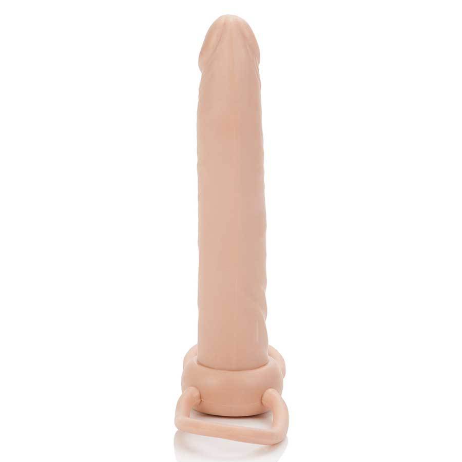 Accommodator Dual Penetrator White Double Cock Ring by CalExotics、mySite、bottomscart