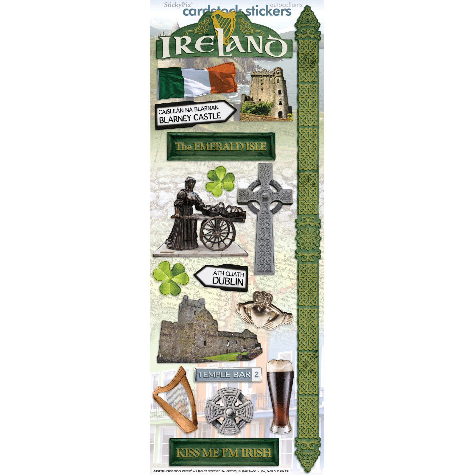  Ireland Cardstock Stickers、mySite、ghnorth