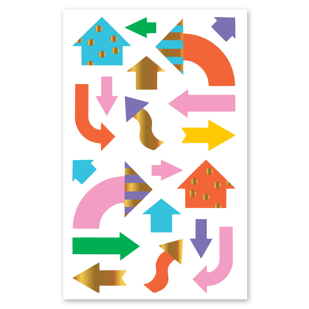  Right This Way Arrows Stickers、mySite、ghnorth