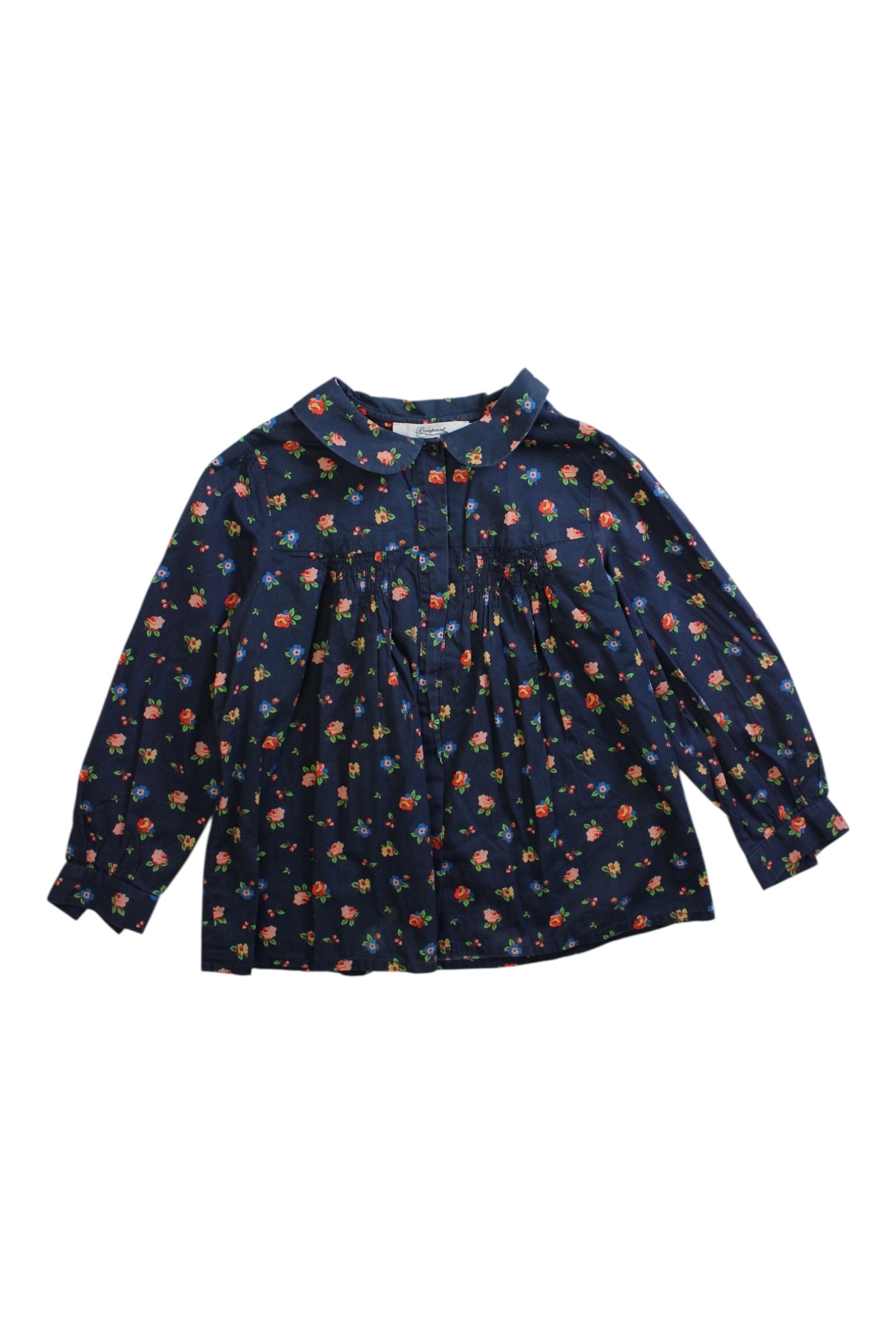 Bonpoint Floral Long Sleeve Top 6T、mySite、g9winljtr