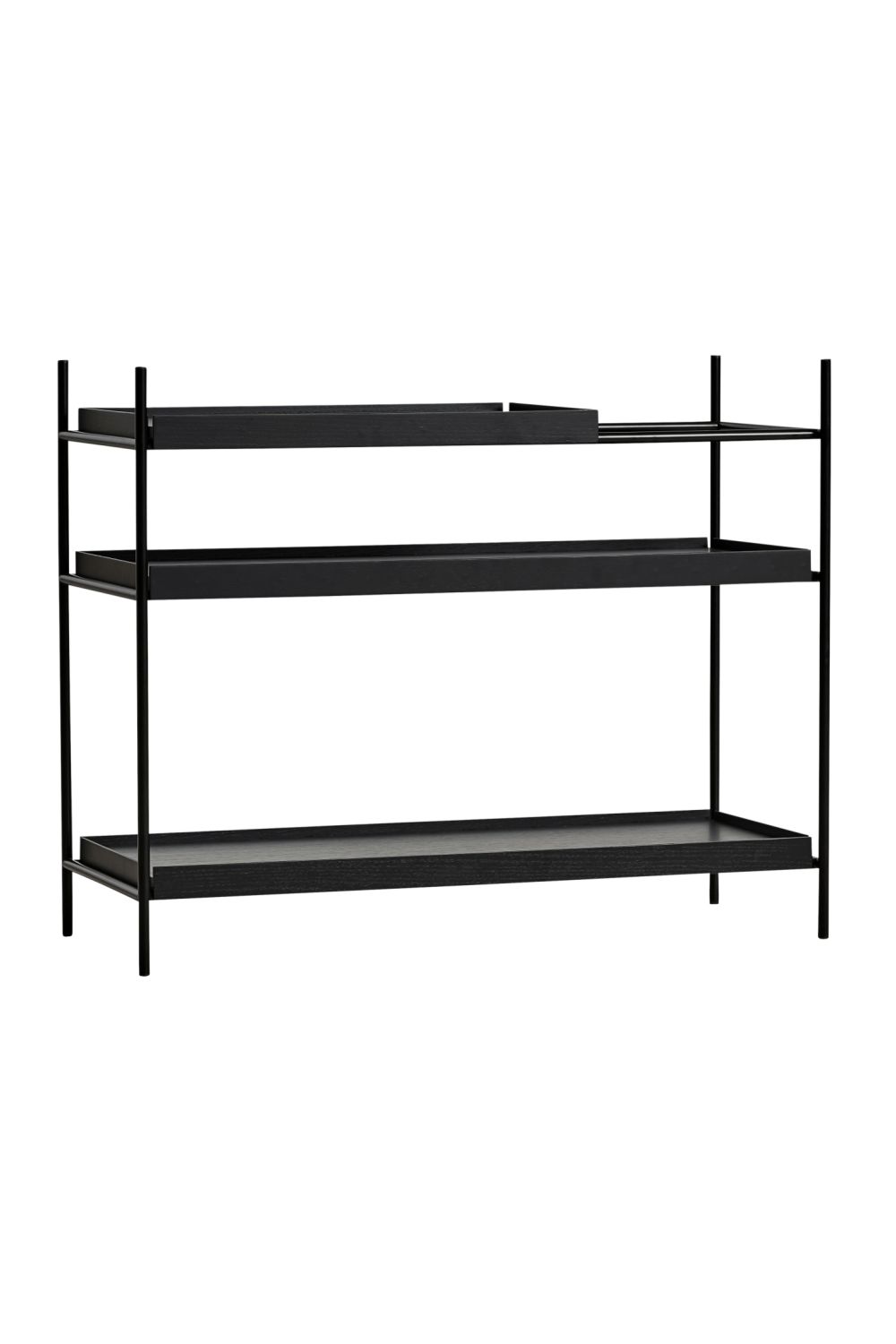 Customizable Painted Oak Shelf | WOUD Tray Shelf、mySite、neckold