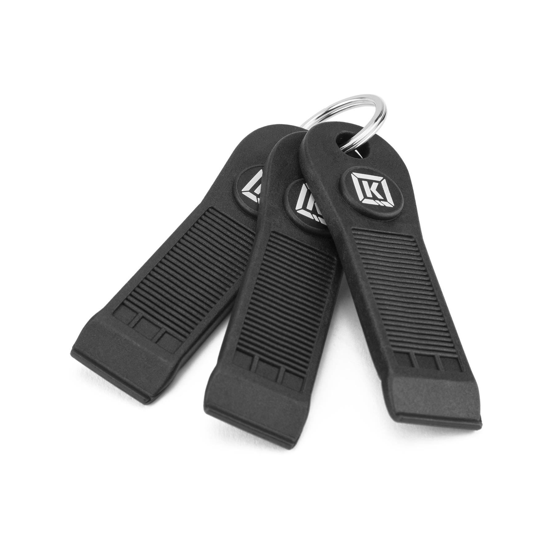  Kink Tire Levers With Key Ring - Black、mySite、merchandisen