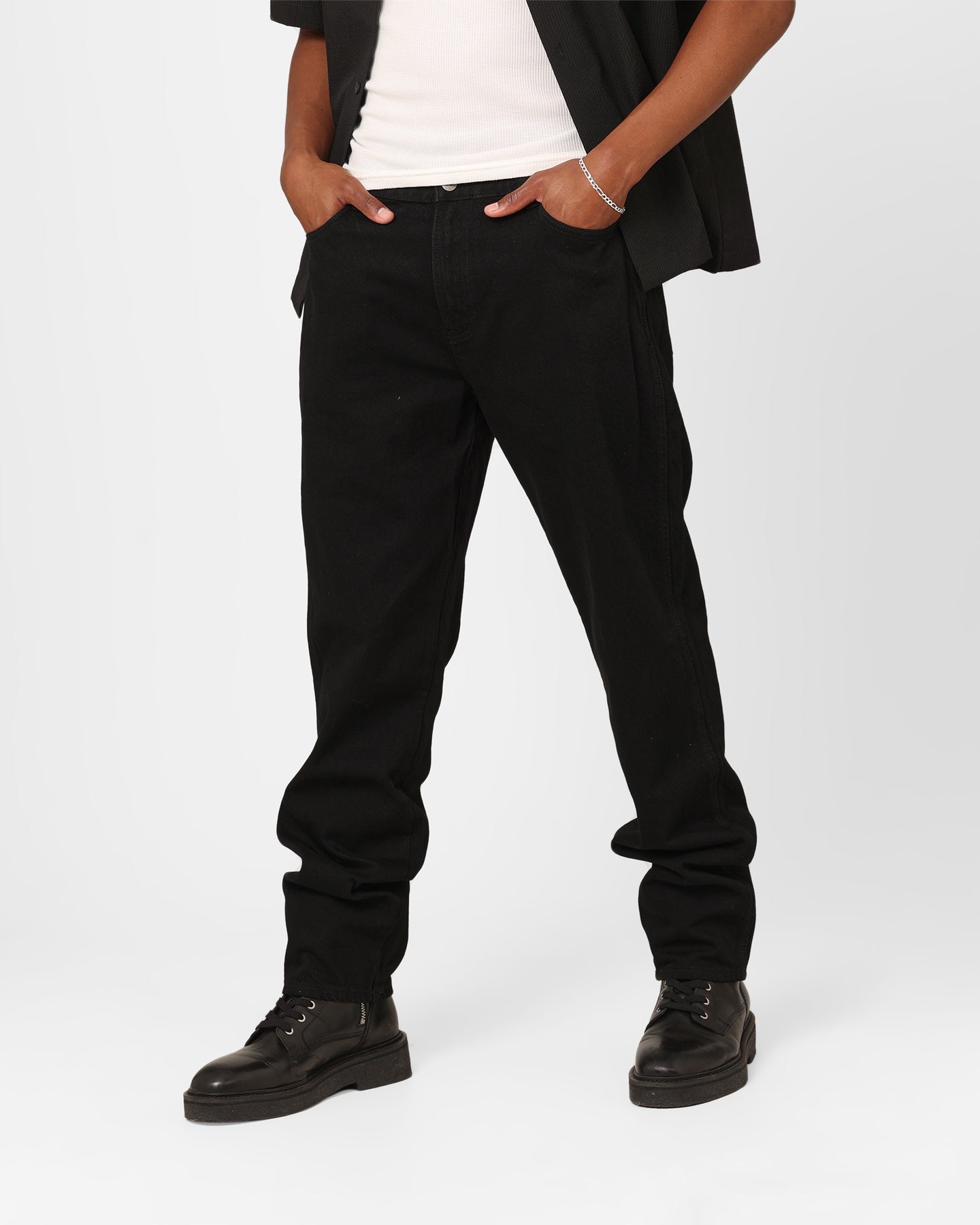 Saint Morta Empire Relaxed Jeans Black、mySite、zt4zffjzw