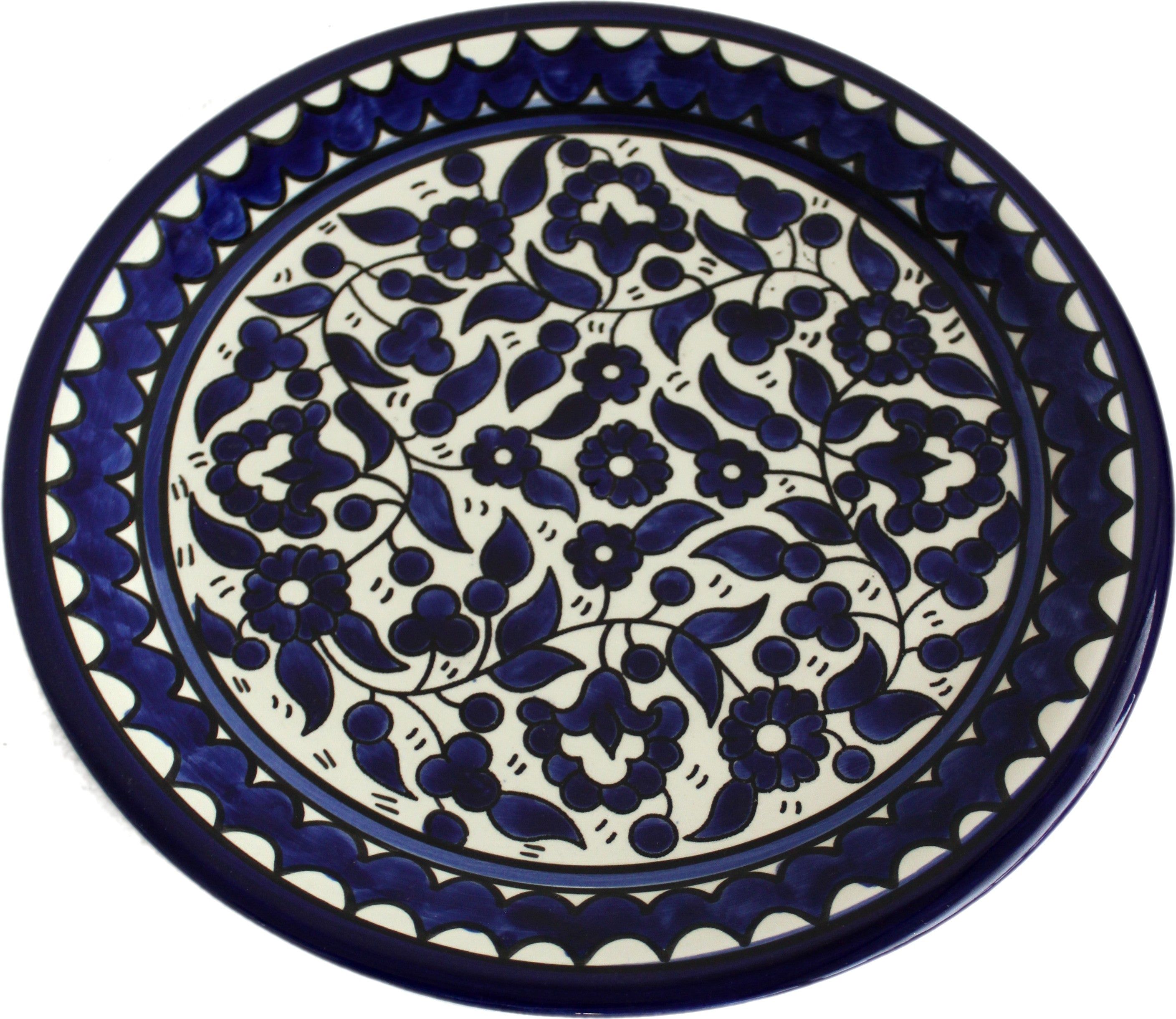  Armenian Ceramic Decorative Dinner or Display Plate (Asfour Outlet) - 9.5 Inches、mySite、elrpsem3k