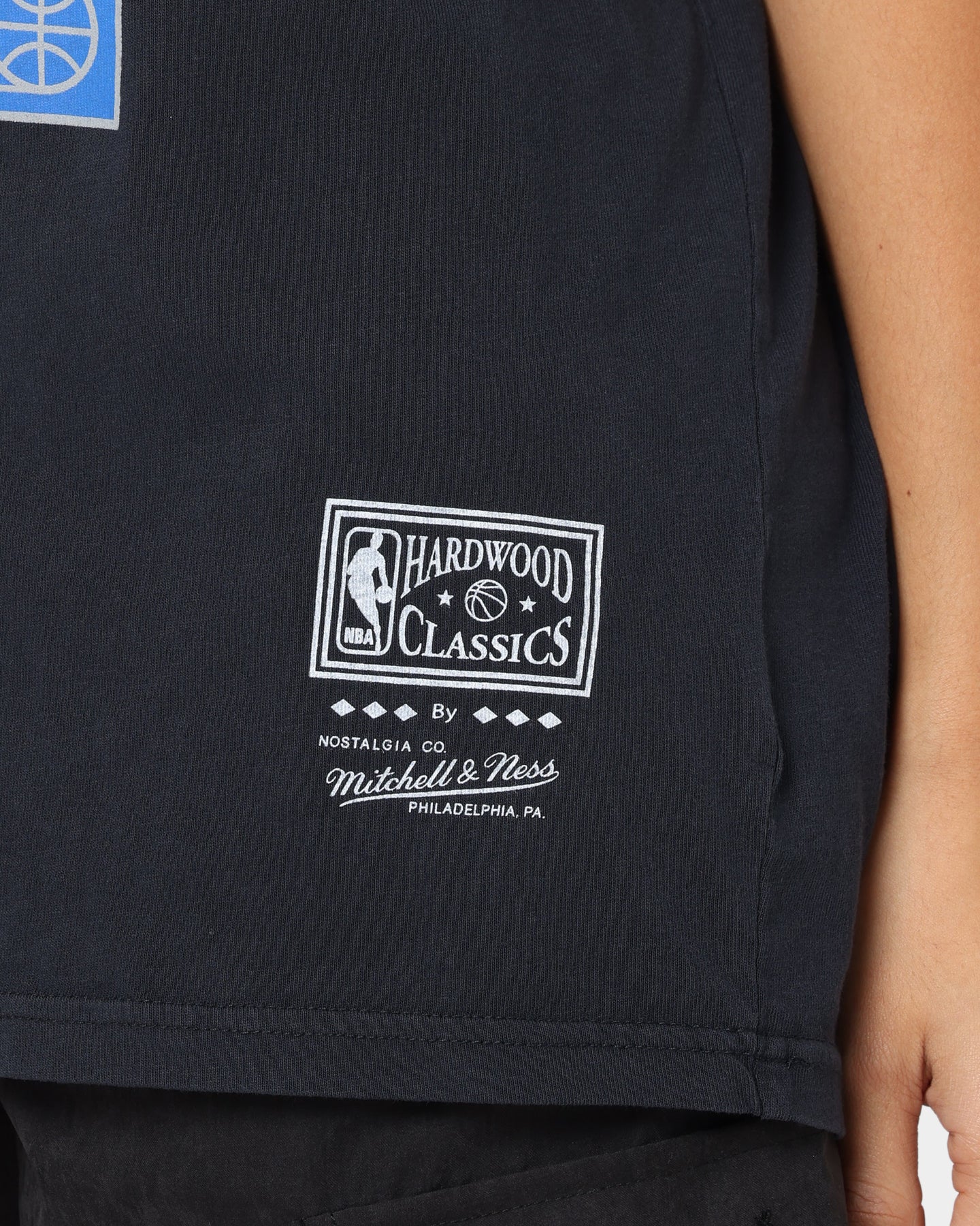 Mitchell & Ness Orlando Magic Shaquille O'Neal Draft Day Vintage T-Shirt Faded Black、mySite、zt4zffjzw